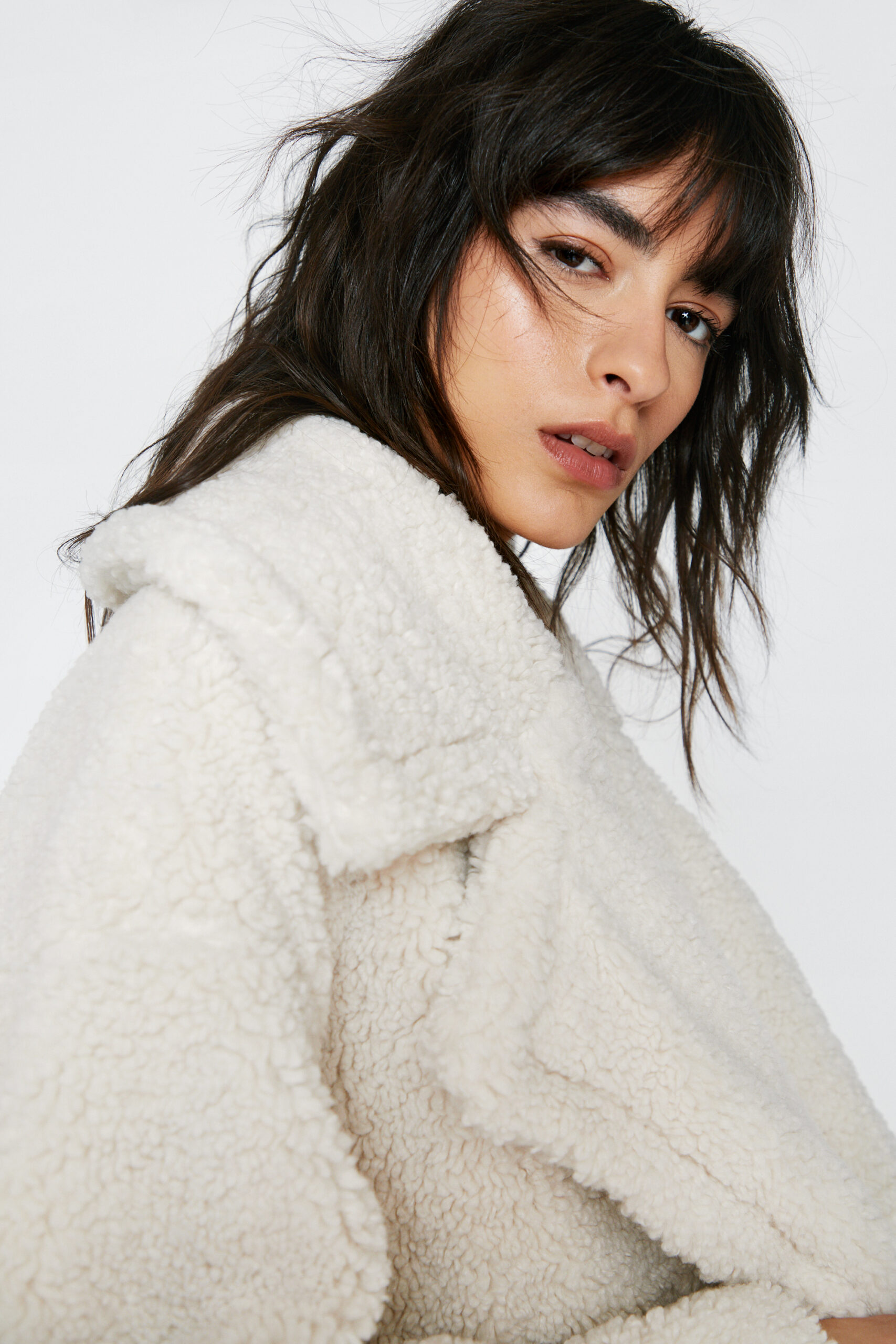 Oversized Teddy Faux Fur Coat 