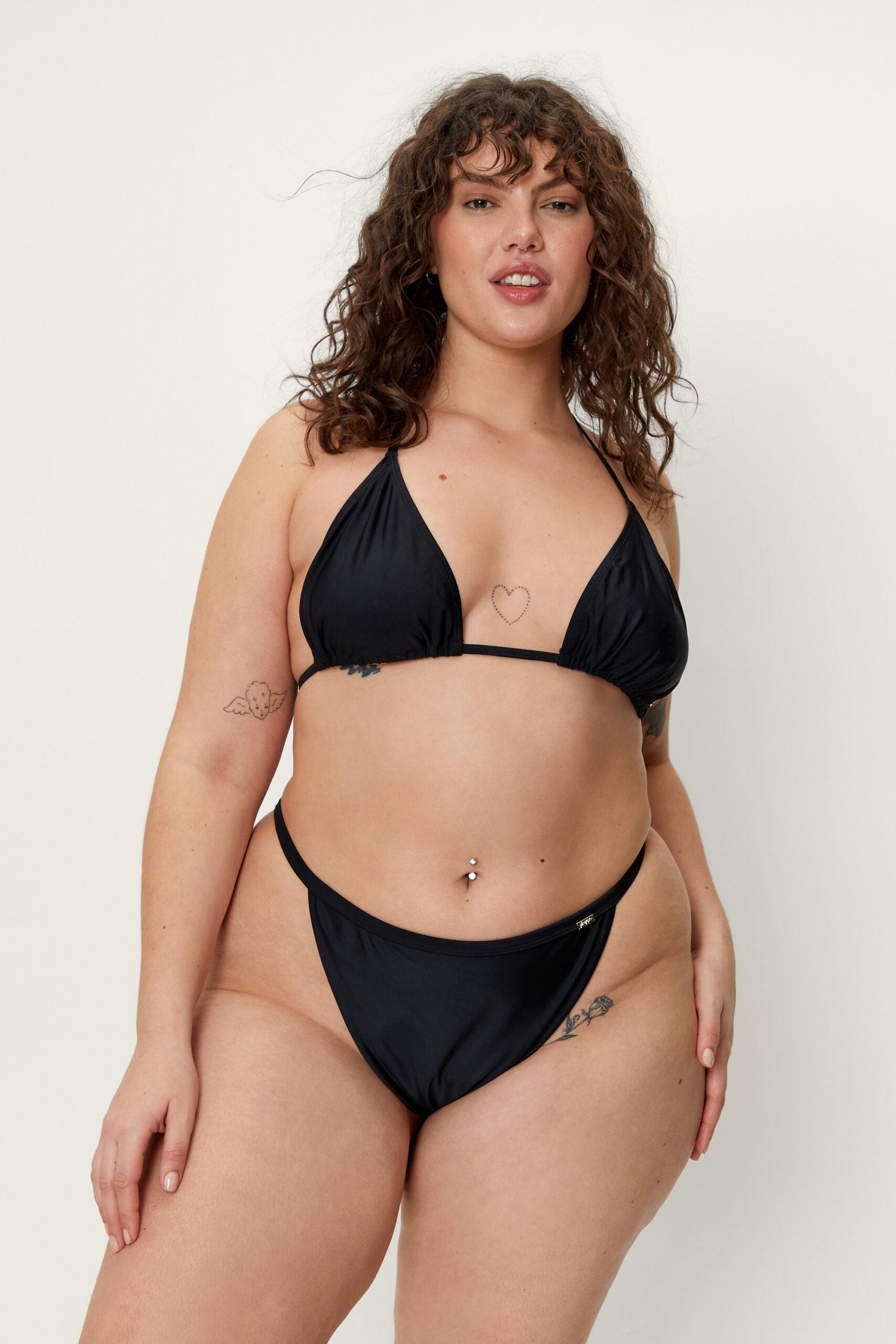 Plus Size Recycled Triangle Bikini Top