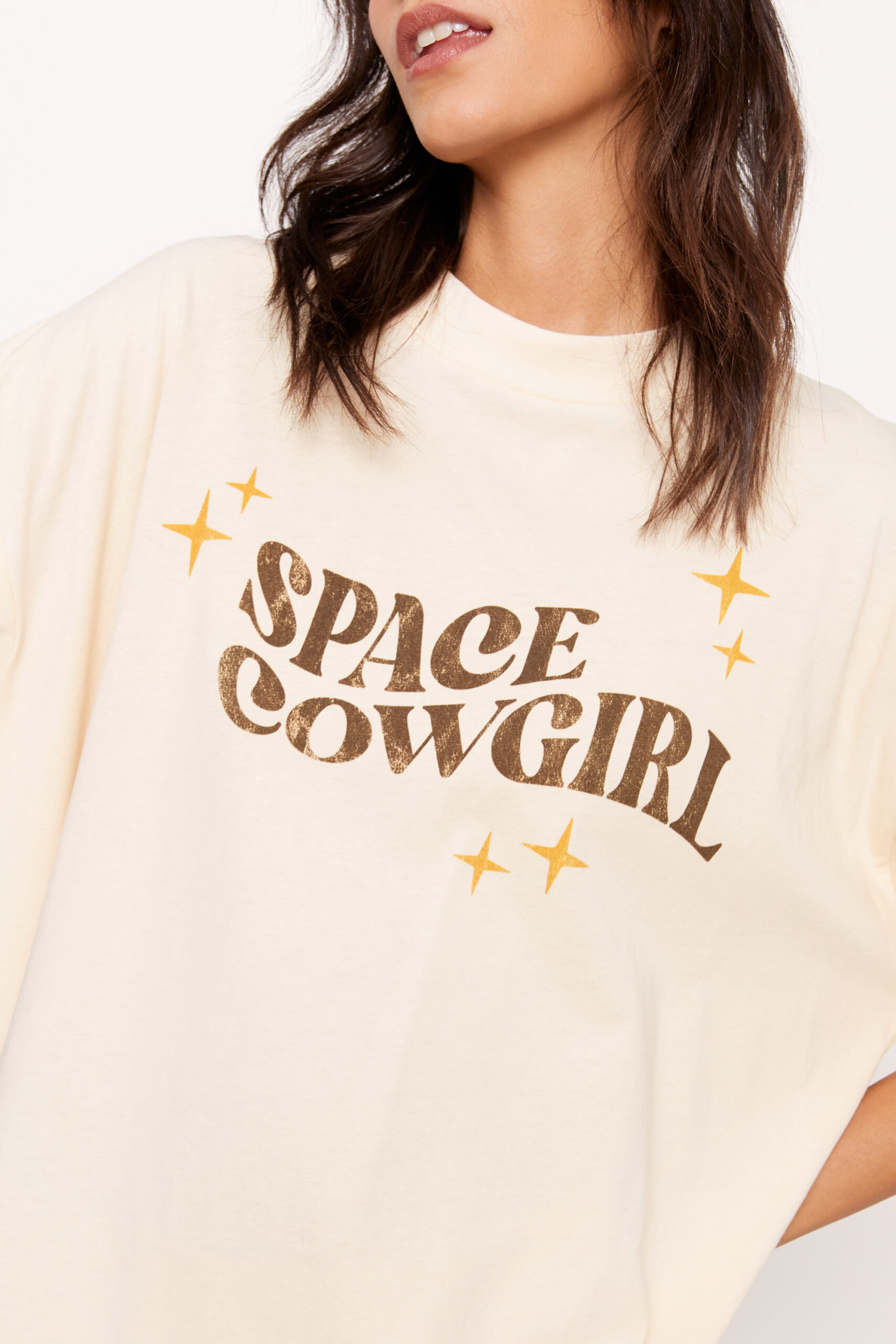 Space Cowgirl Graphic Oversized T-Shirt