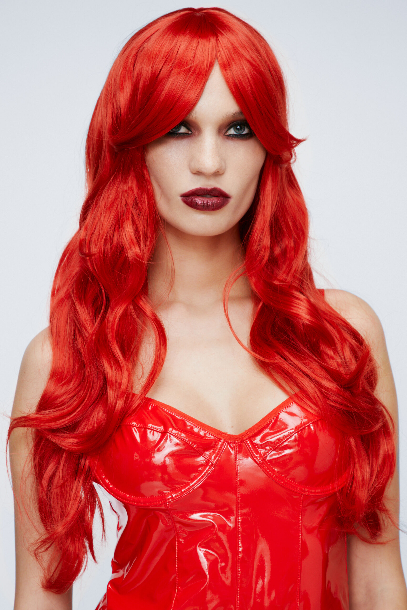 Red Long Hair Wig