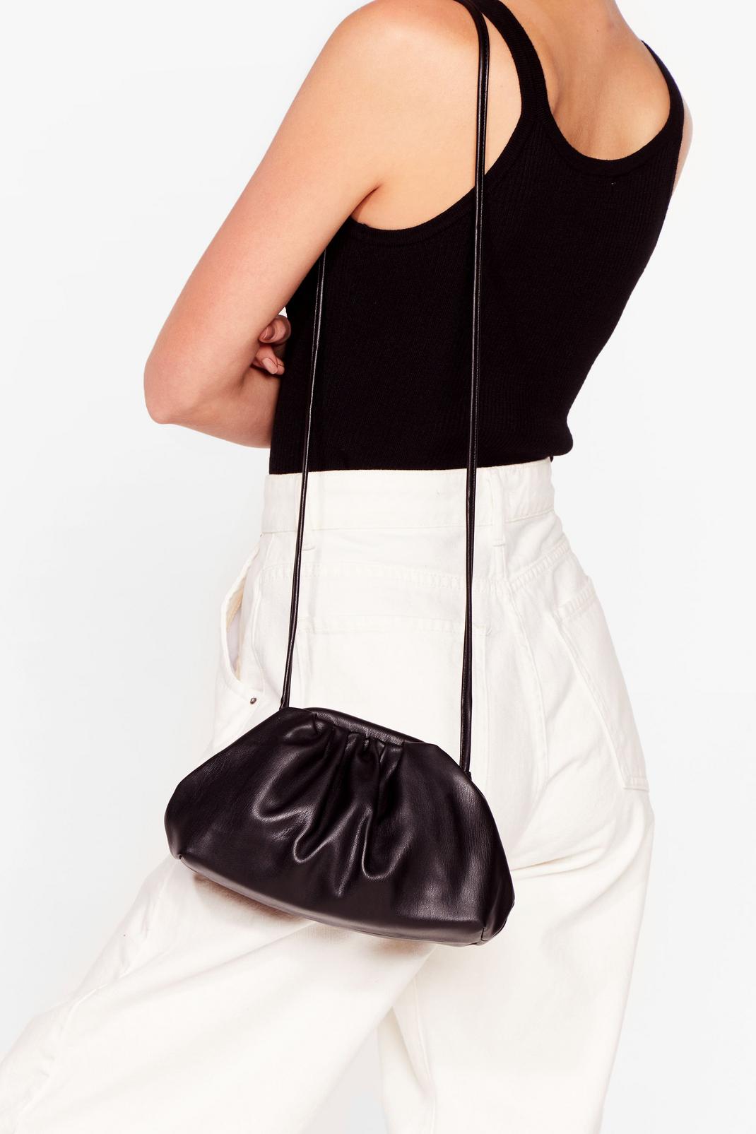 WANT Slouchy Black Crossbody Bag