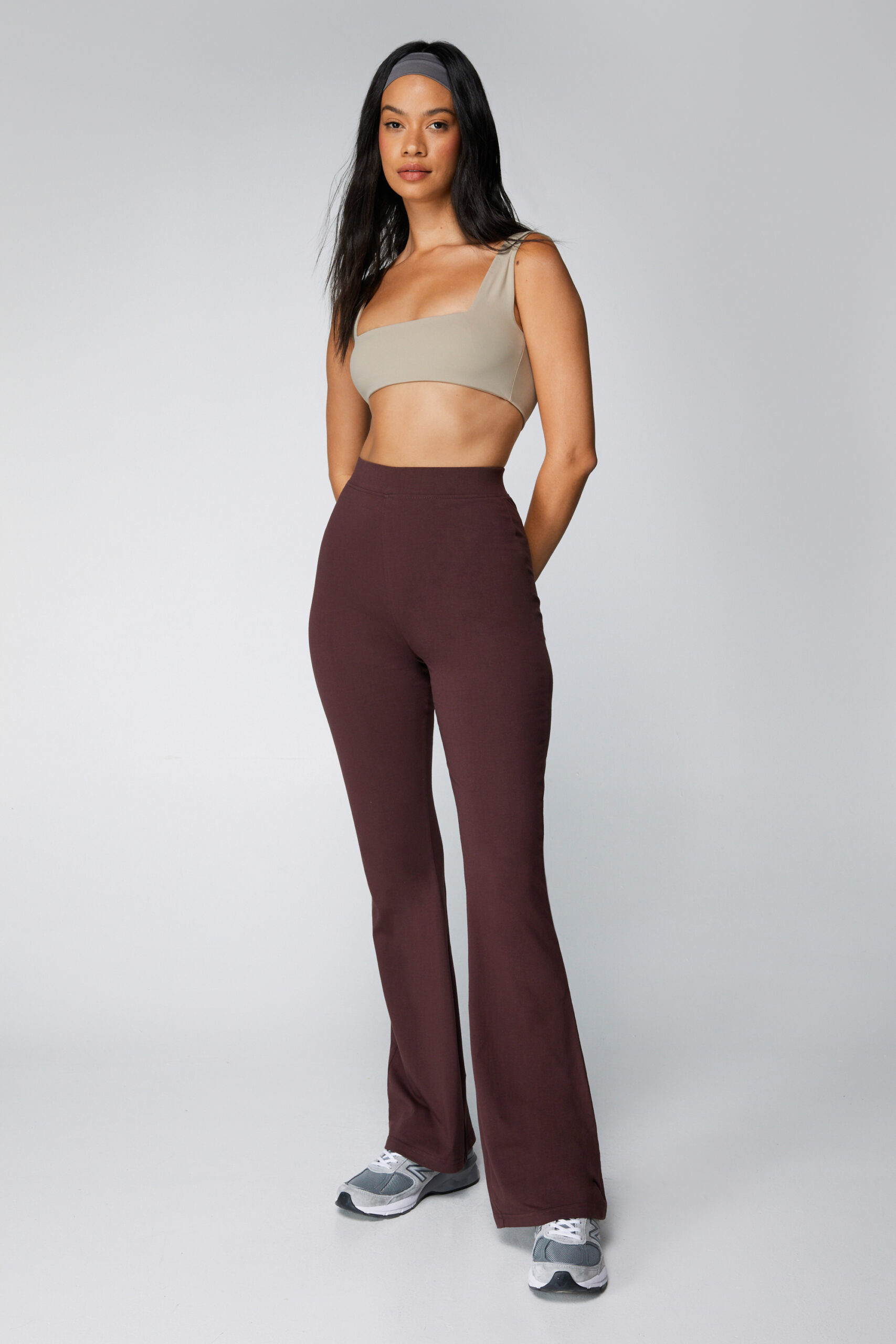 High Waist Puddle Flare Leggings