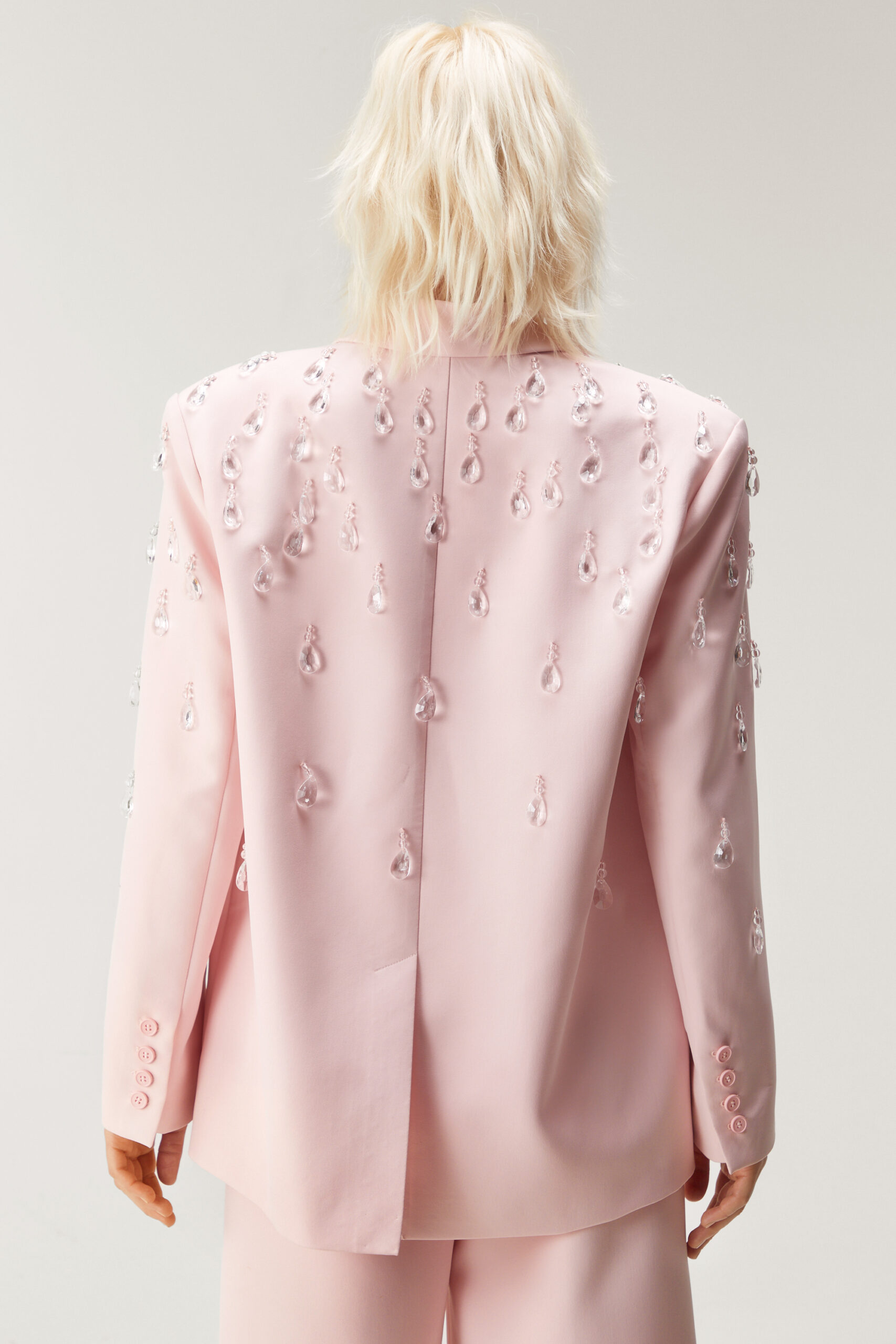 Premium Teardrop Embellished Blazer