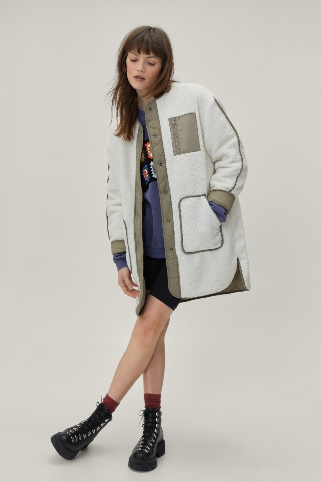 Reversible Longline Borg Coat