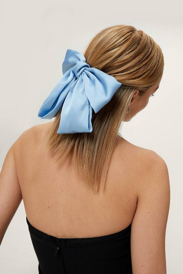 Soft Satin Oversized Bow Hair Clip