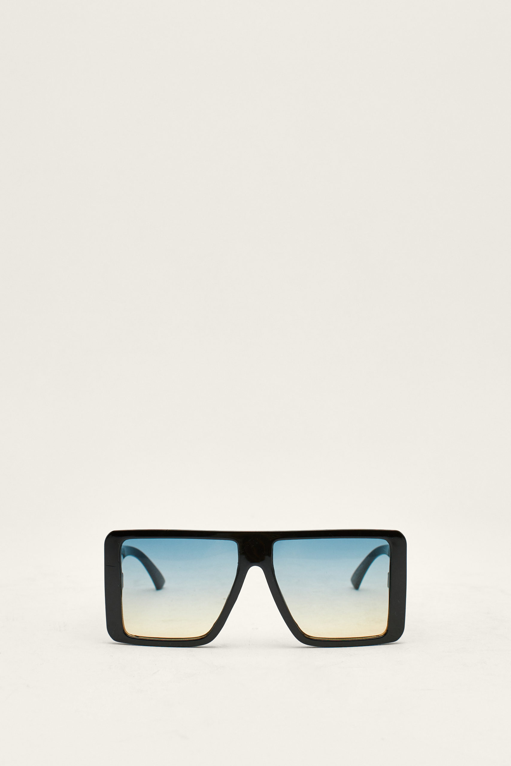 Oversized Gradient Square Sunglasses