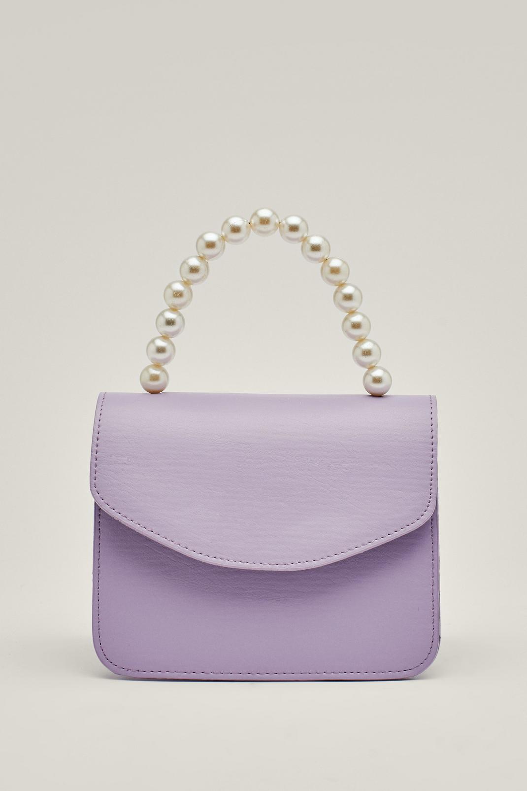 Pearl Handle Boxy Prom Bag