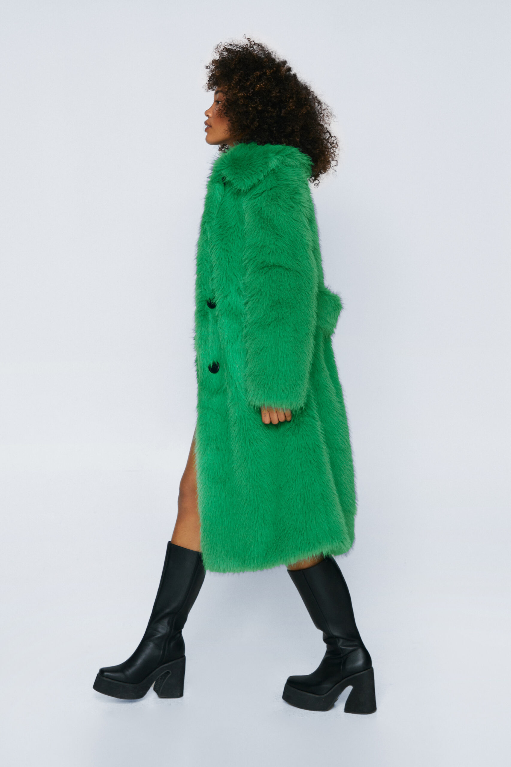 Premium Faux Fur Oversized Coat