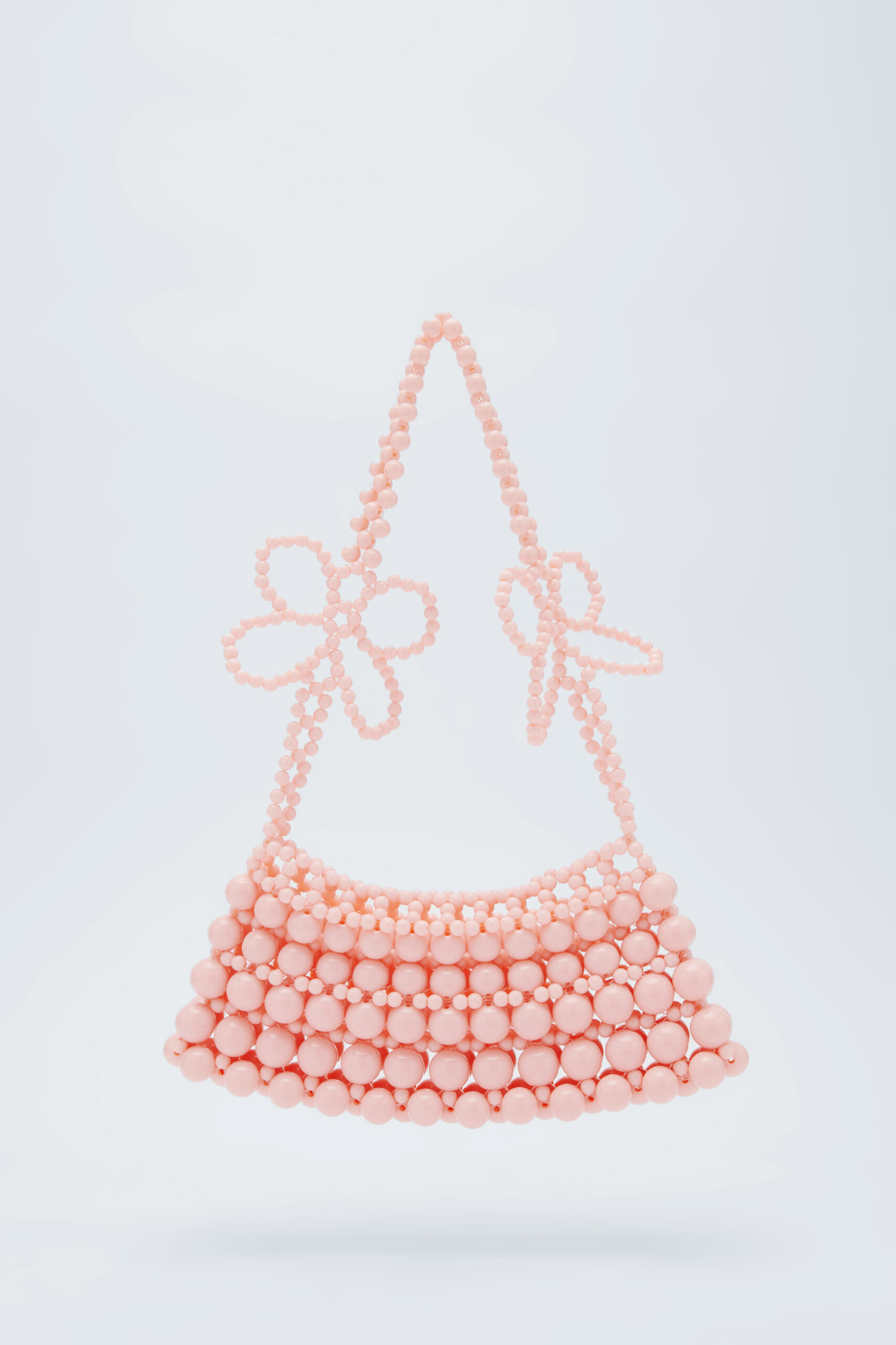 Pearl Beaded Butterfly Strap Bag