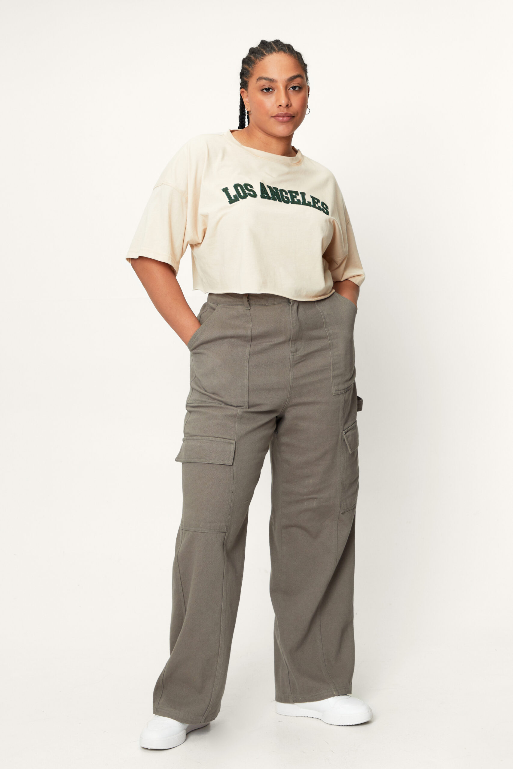 Plus Size Utility Cargo Pants