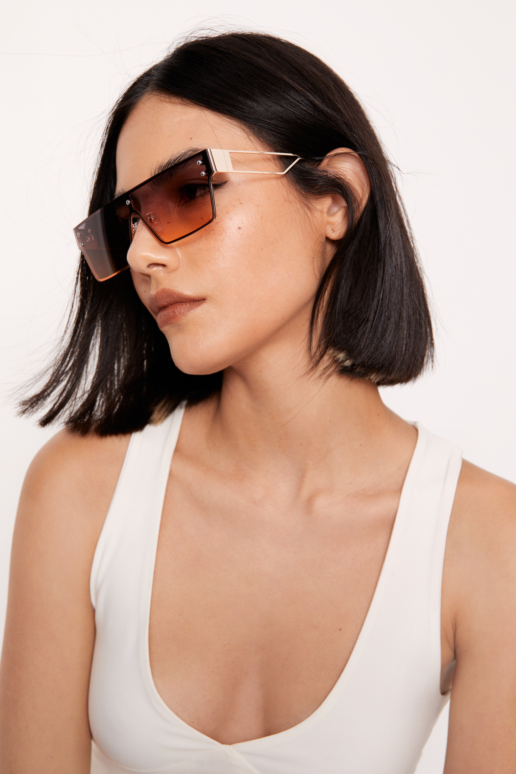 Ombre Square Sunglasses