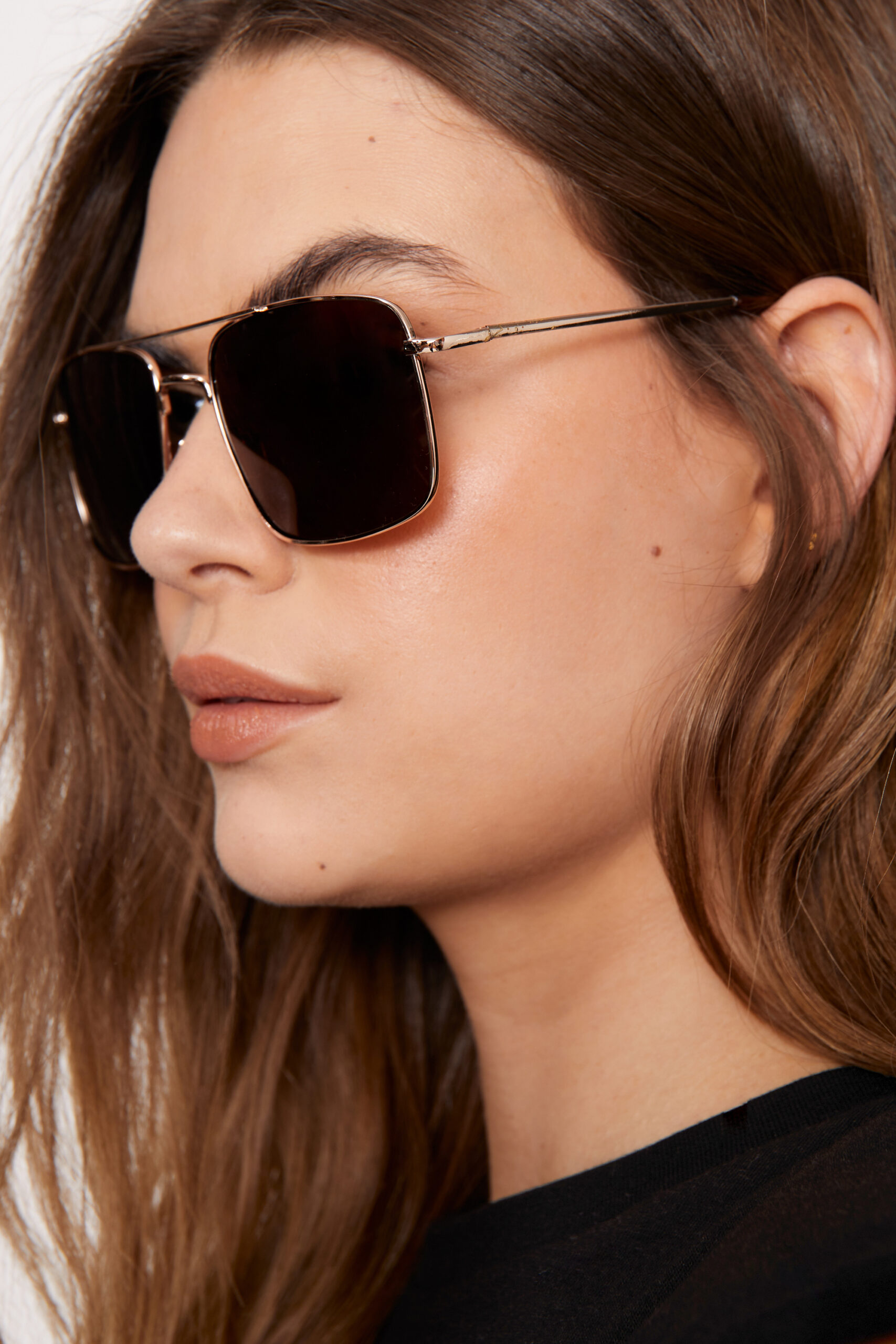 Oversized Square Avaitor Sunglasses