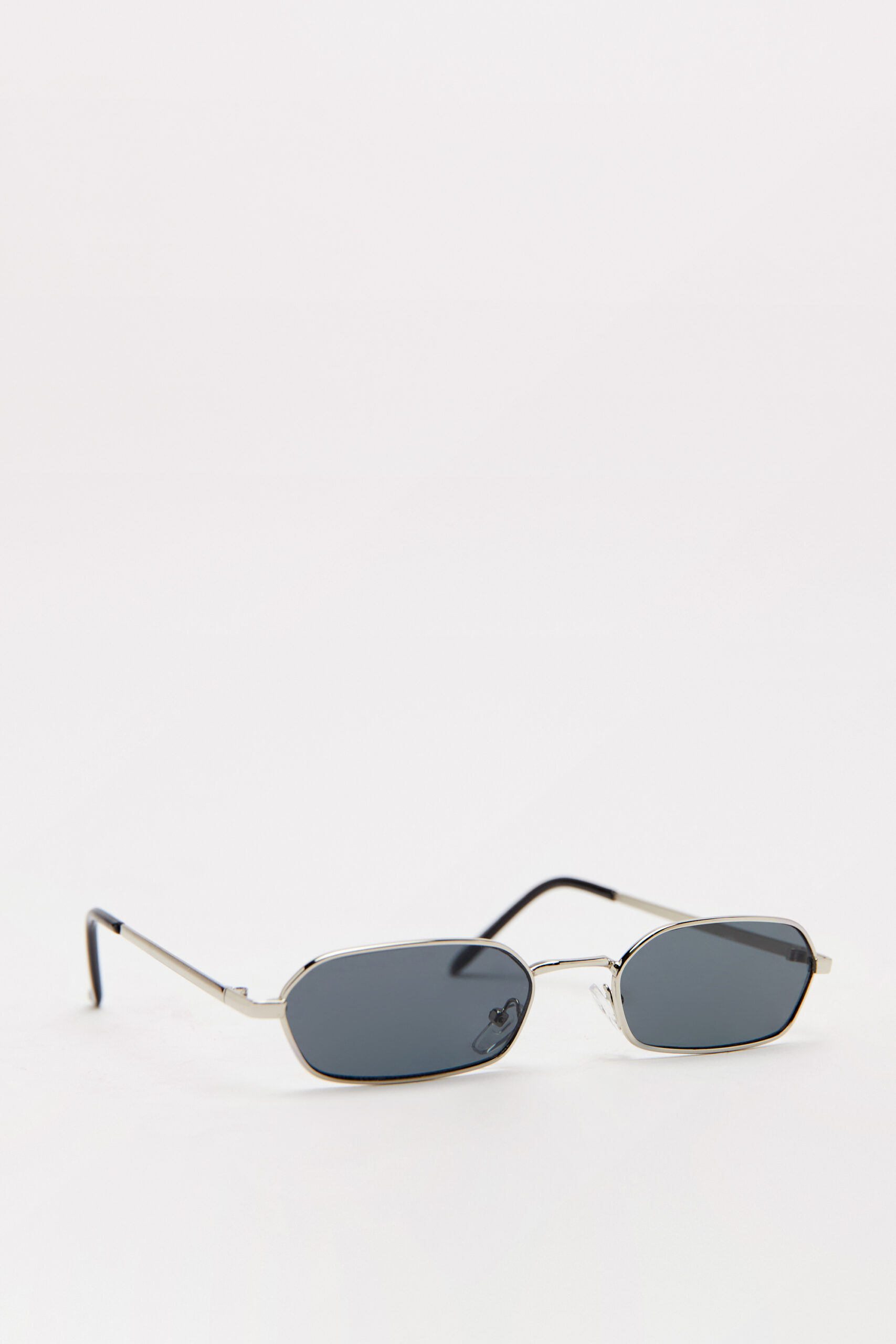 Rectangle Metal Frame Sunglasses