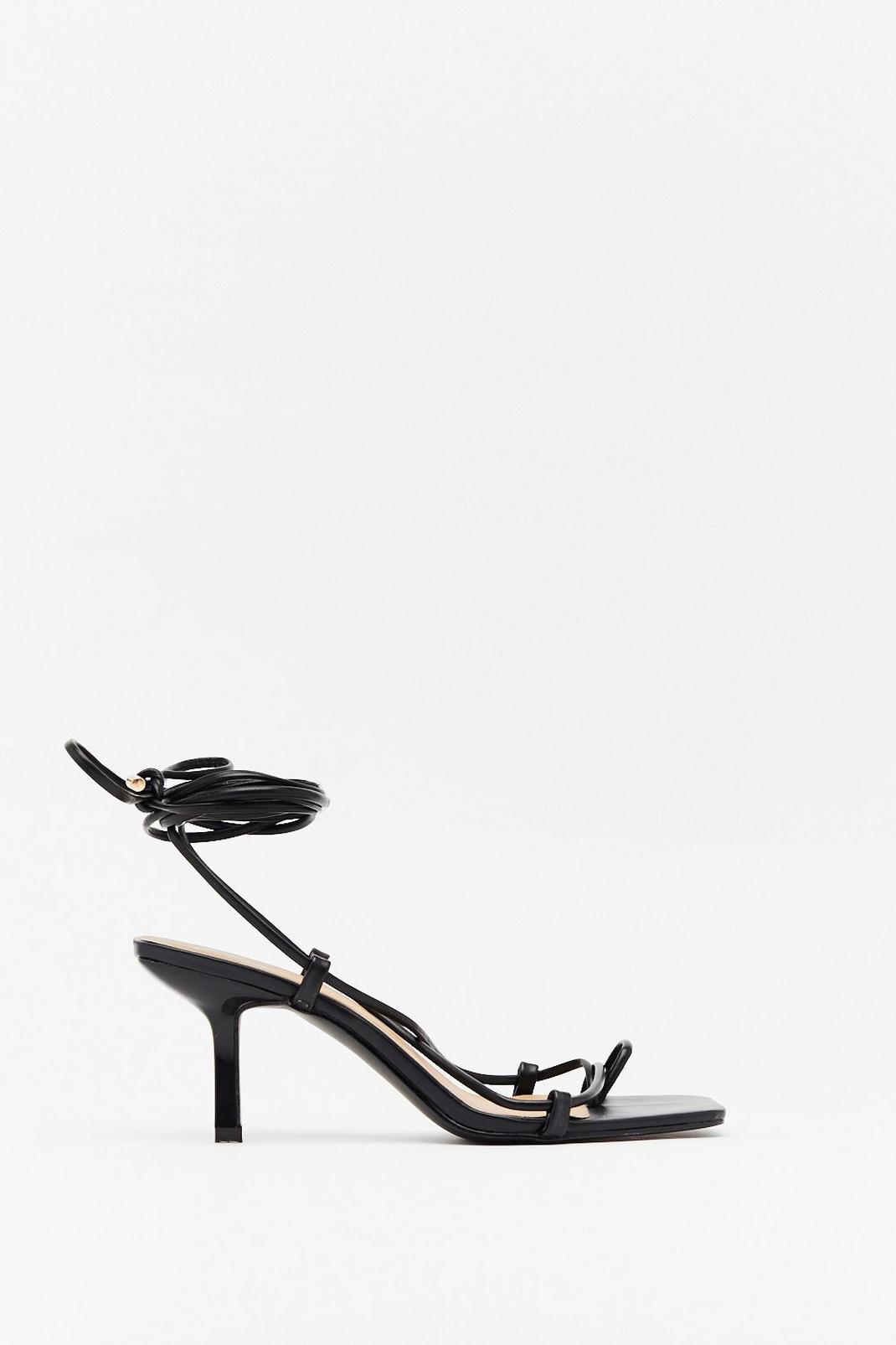 Strappy Kitten Heeled Sandals