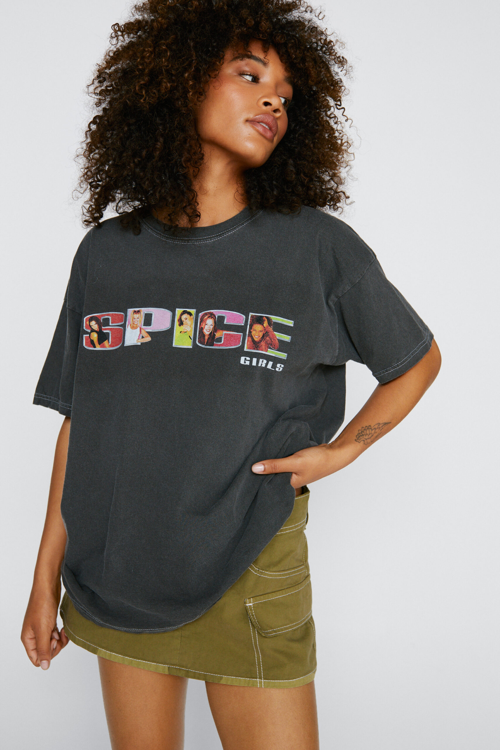 Spice Girls Oversized Graphic T-Shirt