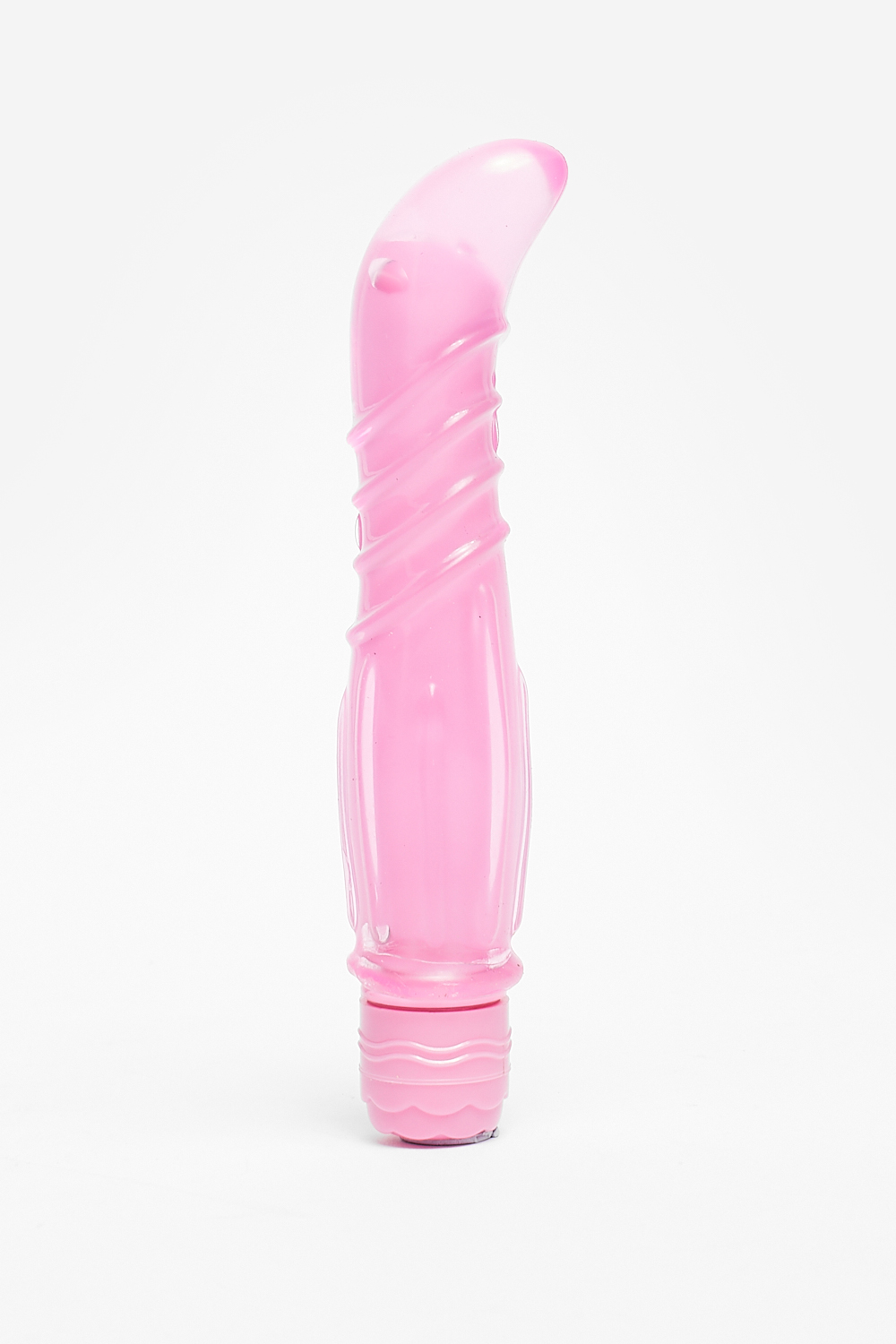 Ribbed Silicone G-Spot Vibrator