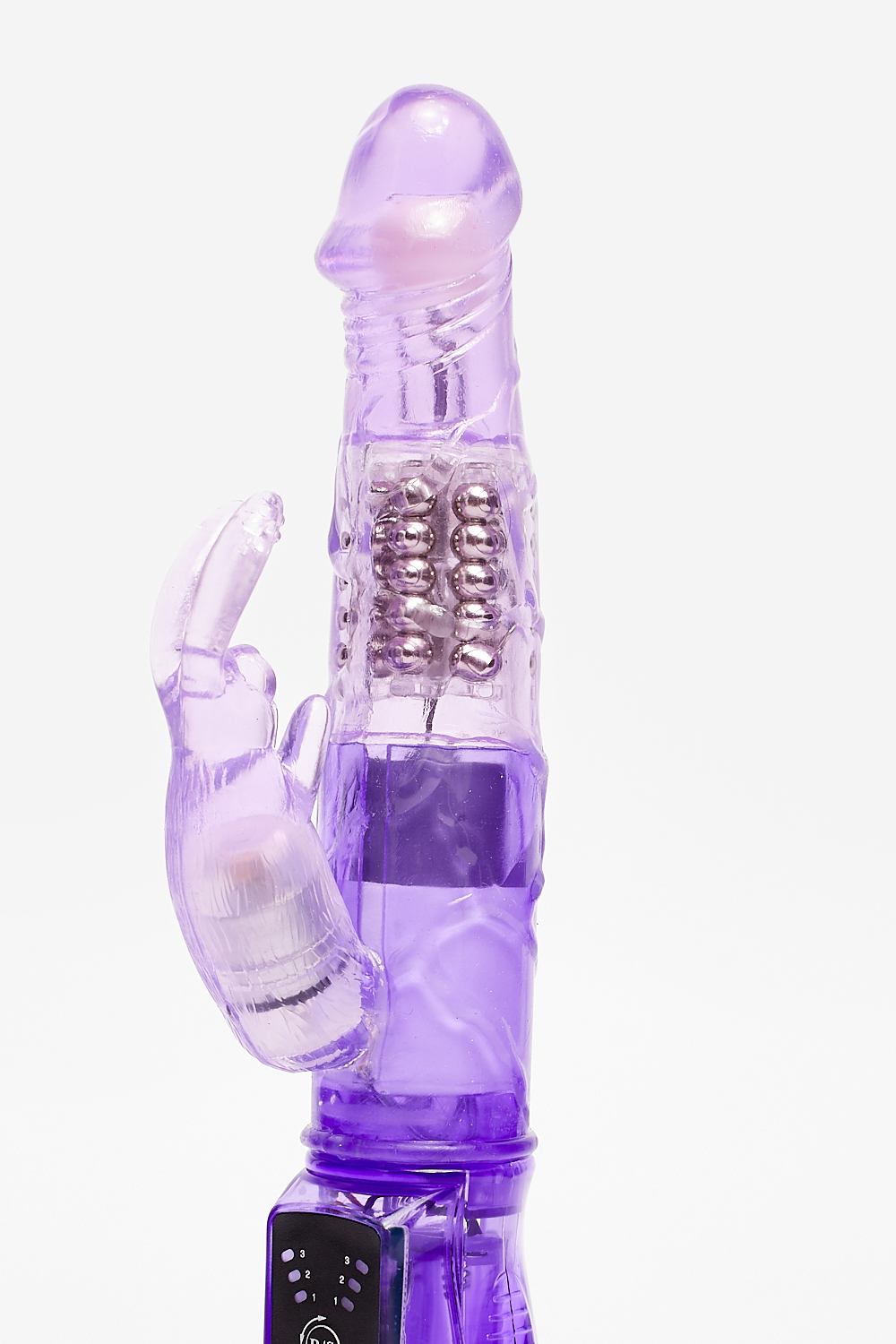 Silicone Shaft And Clitoral Vibrator 