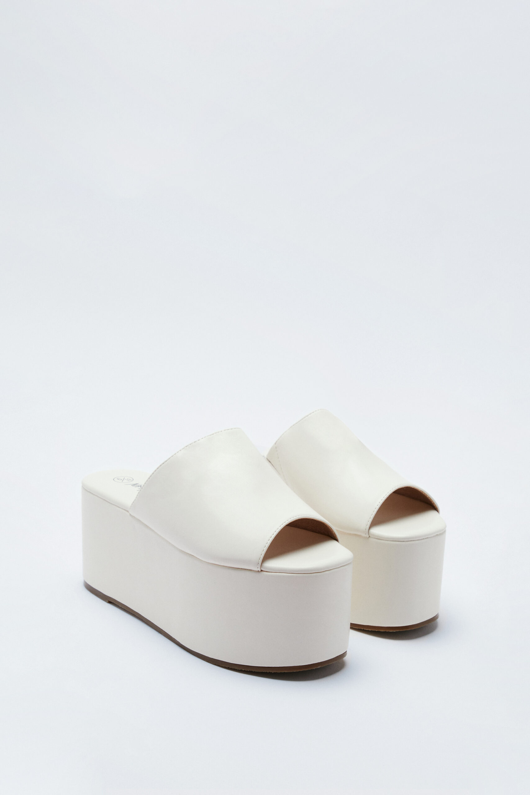 Faux Leather Platform Sandal