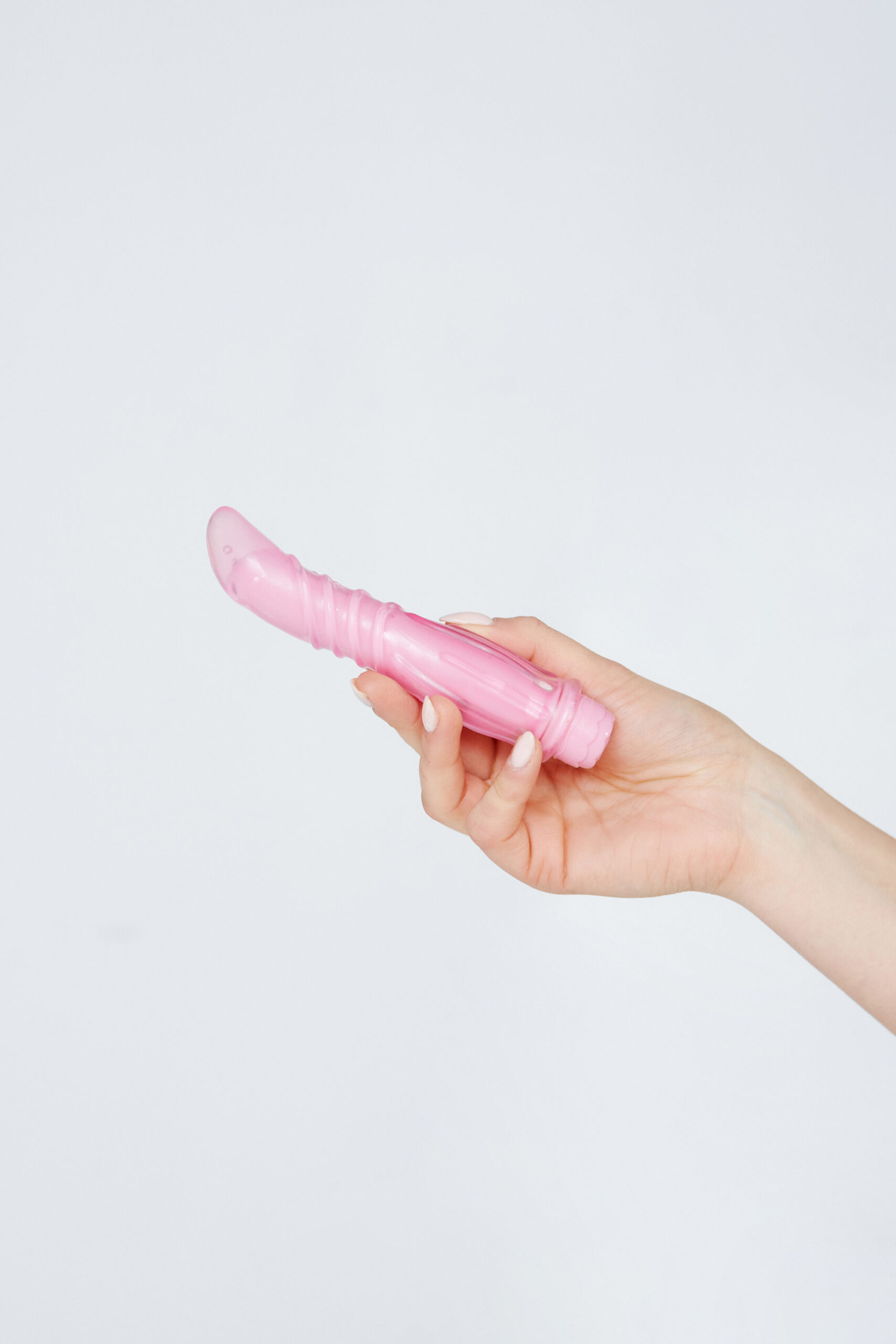 Ribbed Silicone G-Spot Vibrator