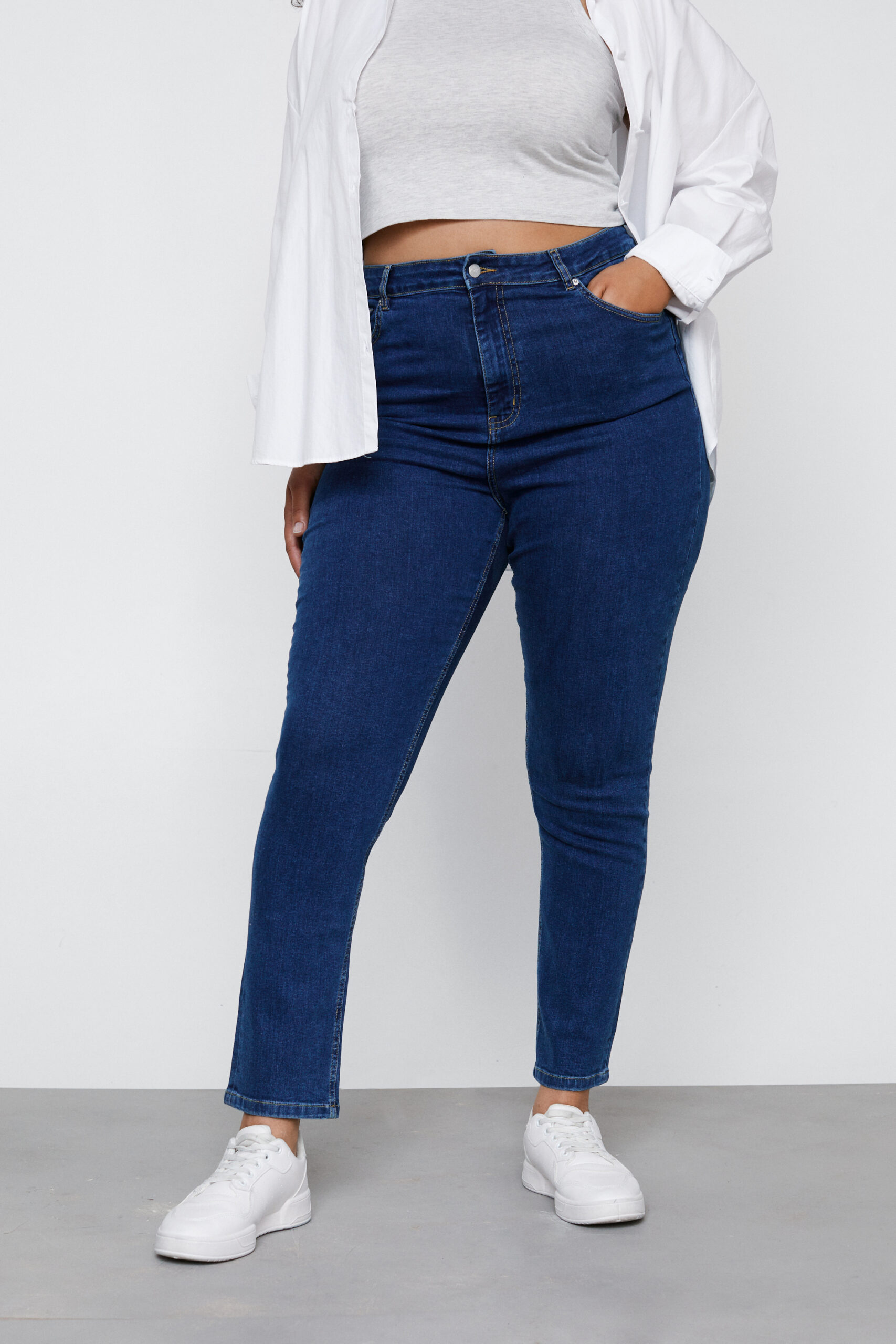 Plus Size Denim Skinny Jeans