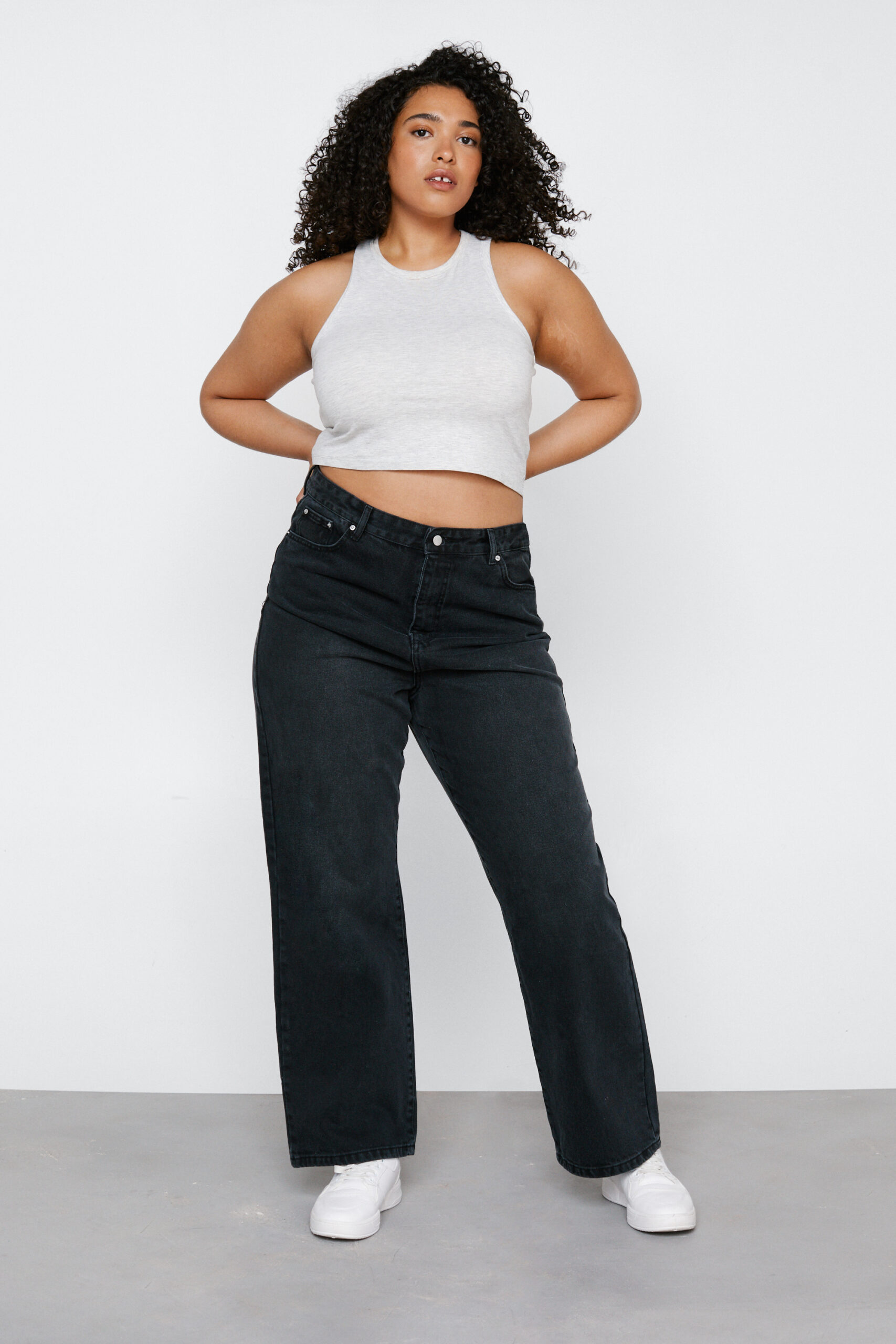 Plus Size Organic Cotton Boyfriend Denim Jeans