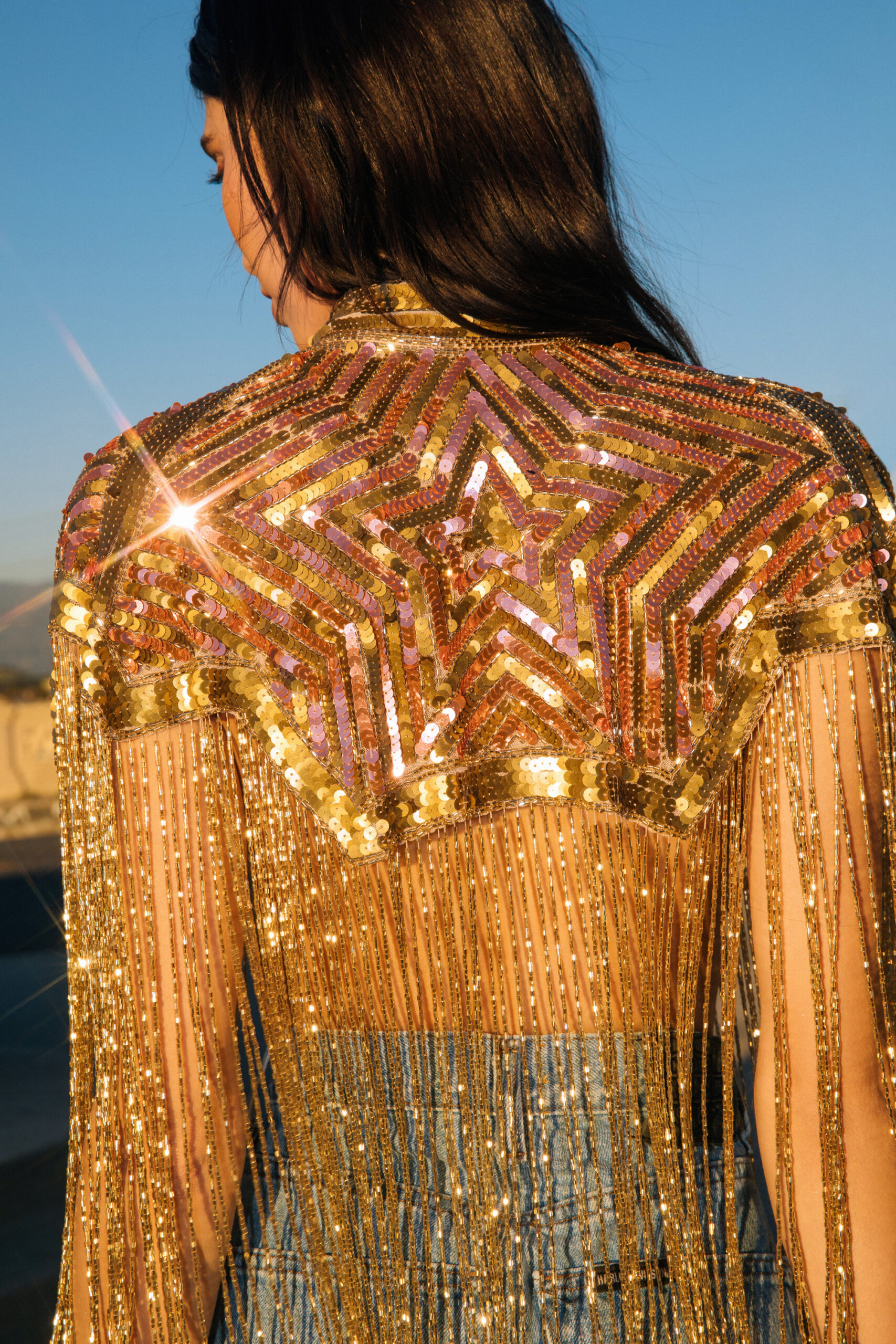 Star Tassel Beaded Cape