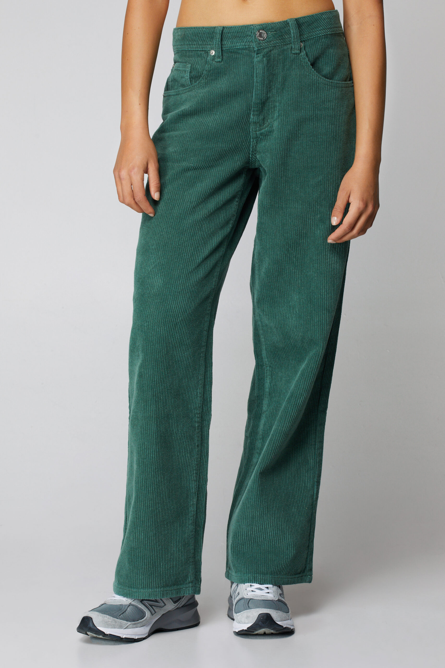 Corduroy Straight Leg Pants