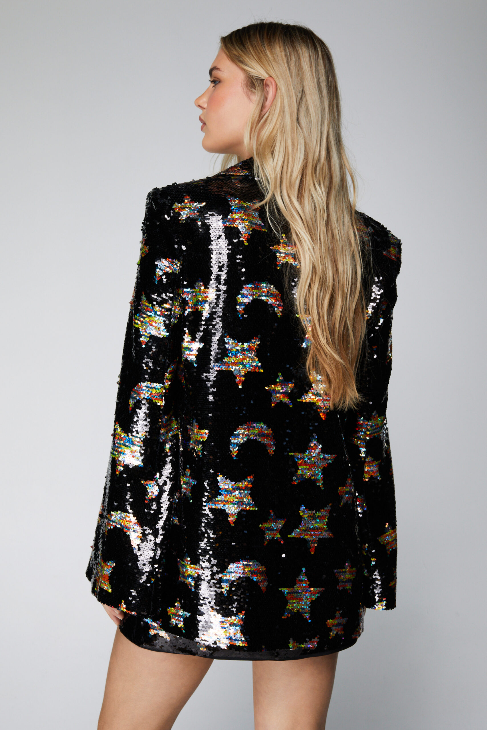 Premium Star Sequin Blazer