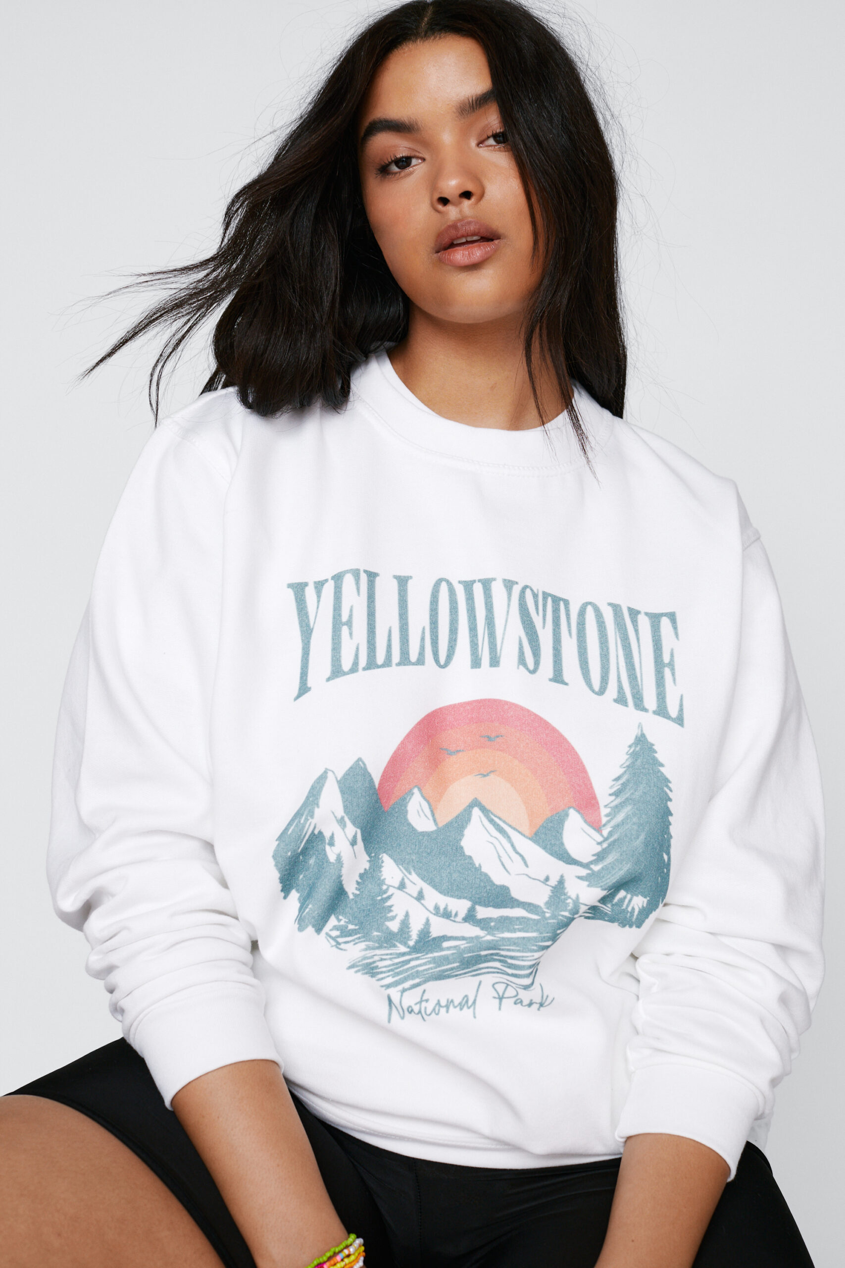 Plus Size Yellowstone Graphic Crew Sweat 