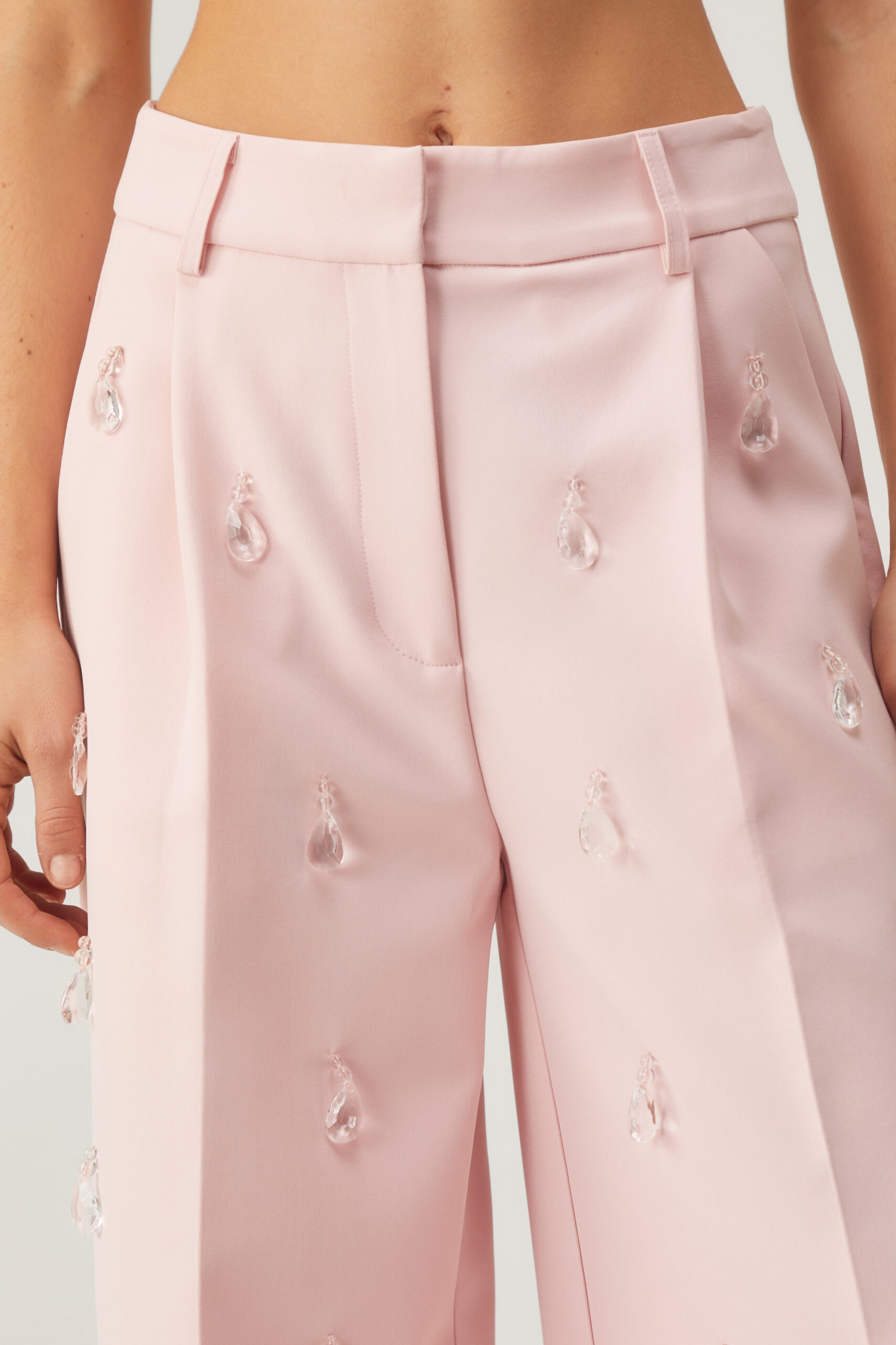 Premium Teardrop Embellished Pants