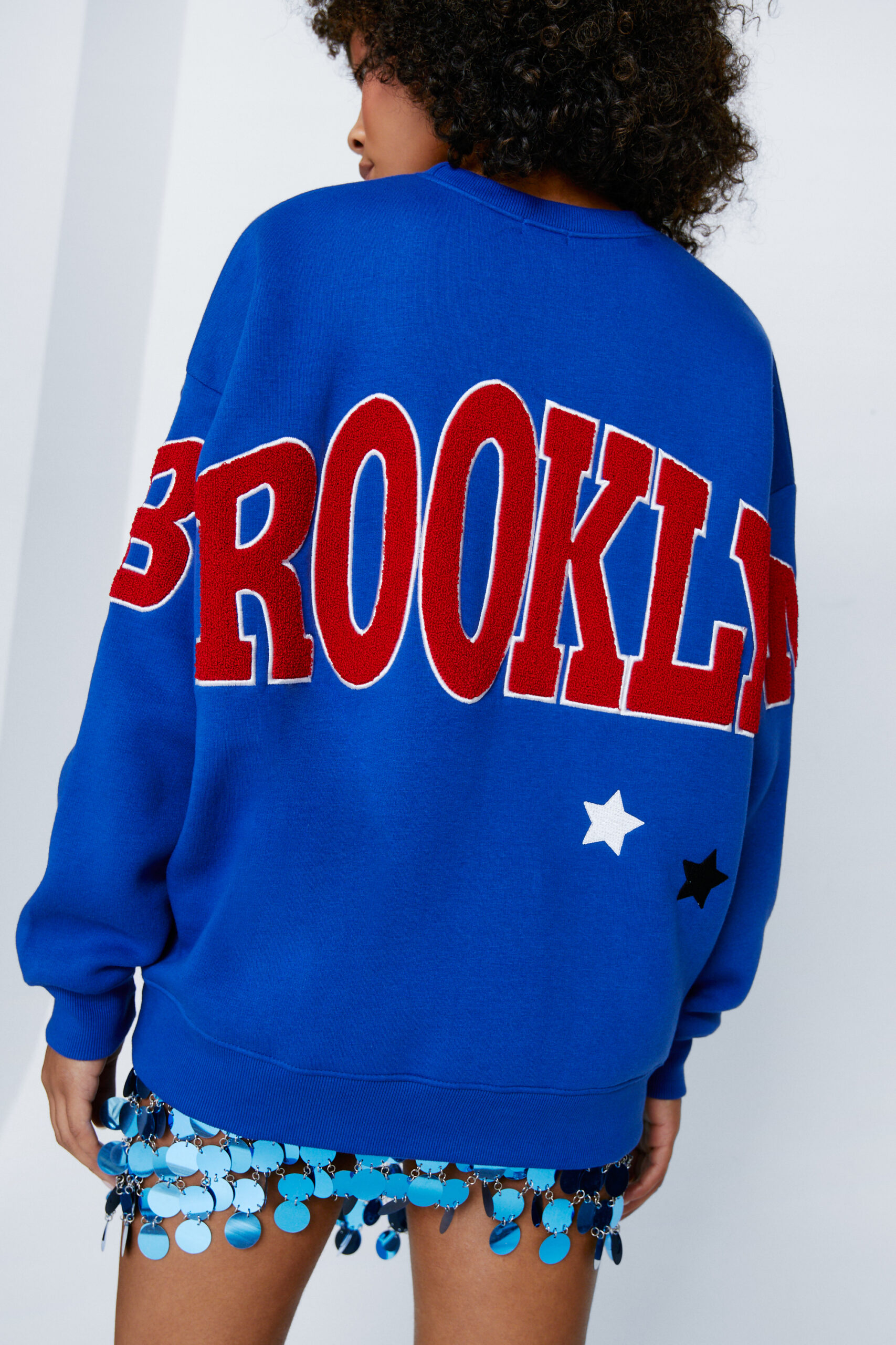 Brooklyn Back Detail Oversized Sweatshirt