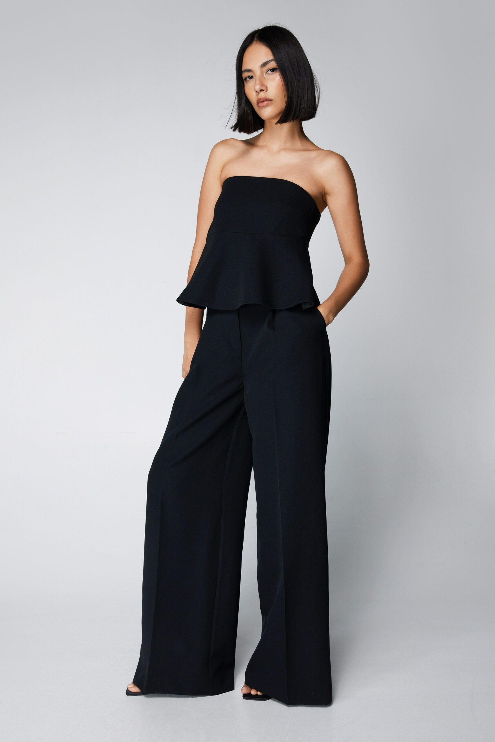 Premium Tailored Wide Leg Trousers