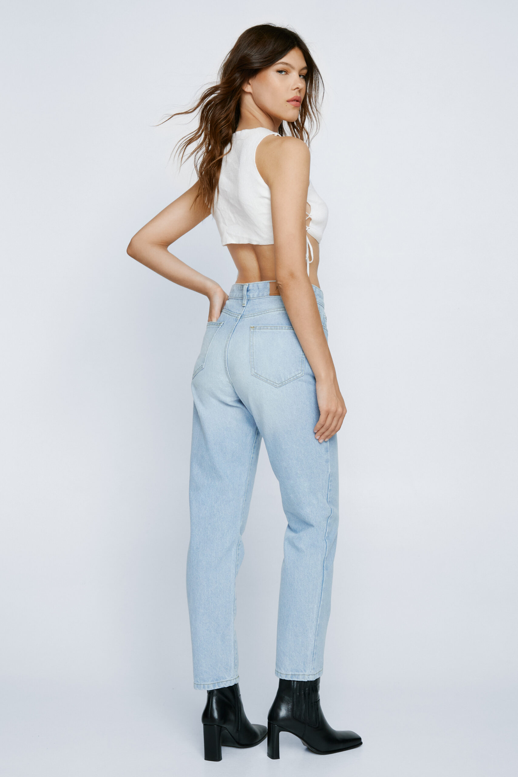 Organic Cotton Straight Leg Denim Jeans