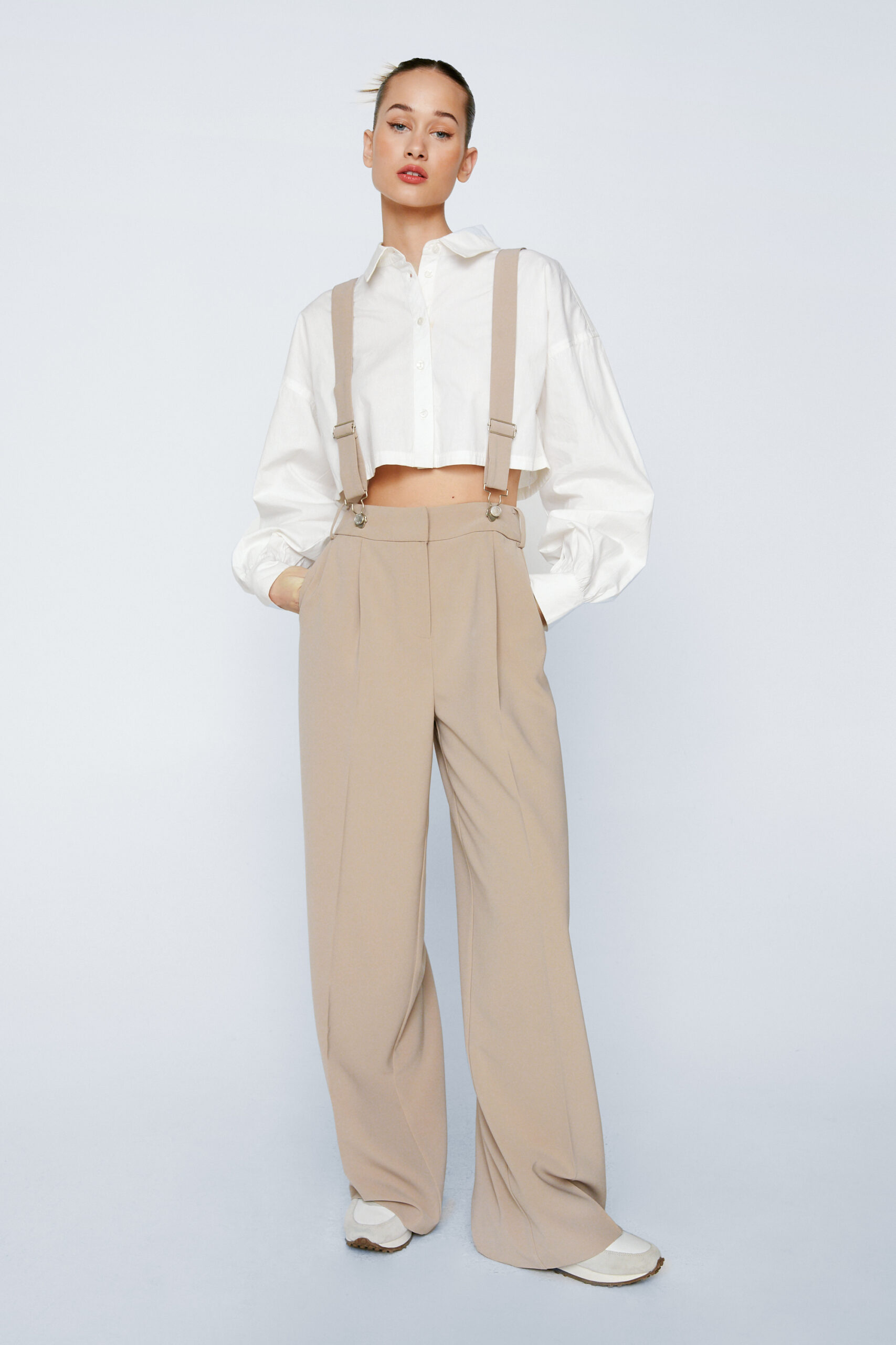 Brace Detail Pants