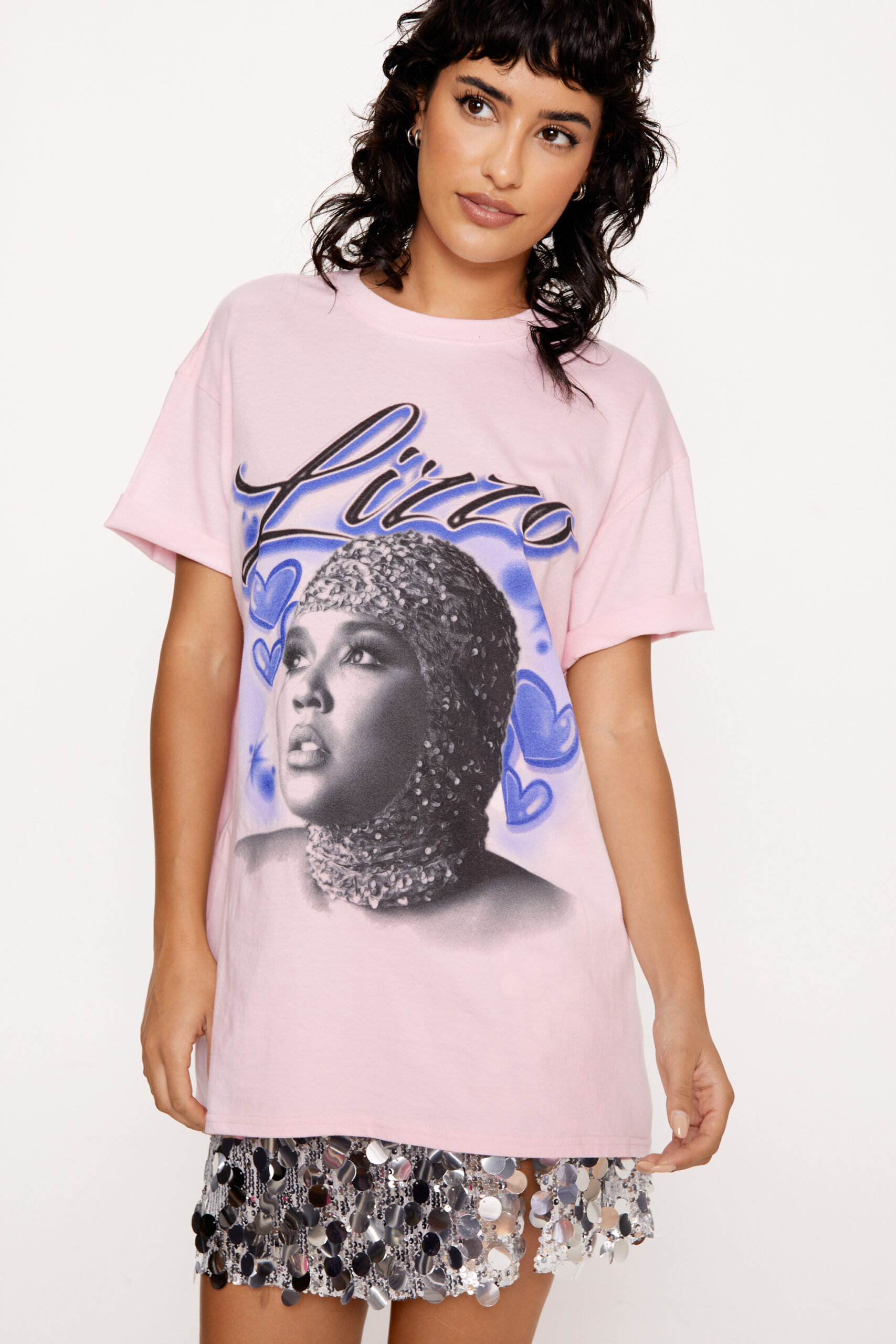 Lizzo Oversized Graphic T-Shirt