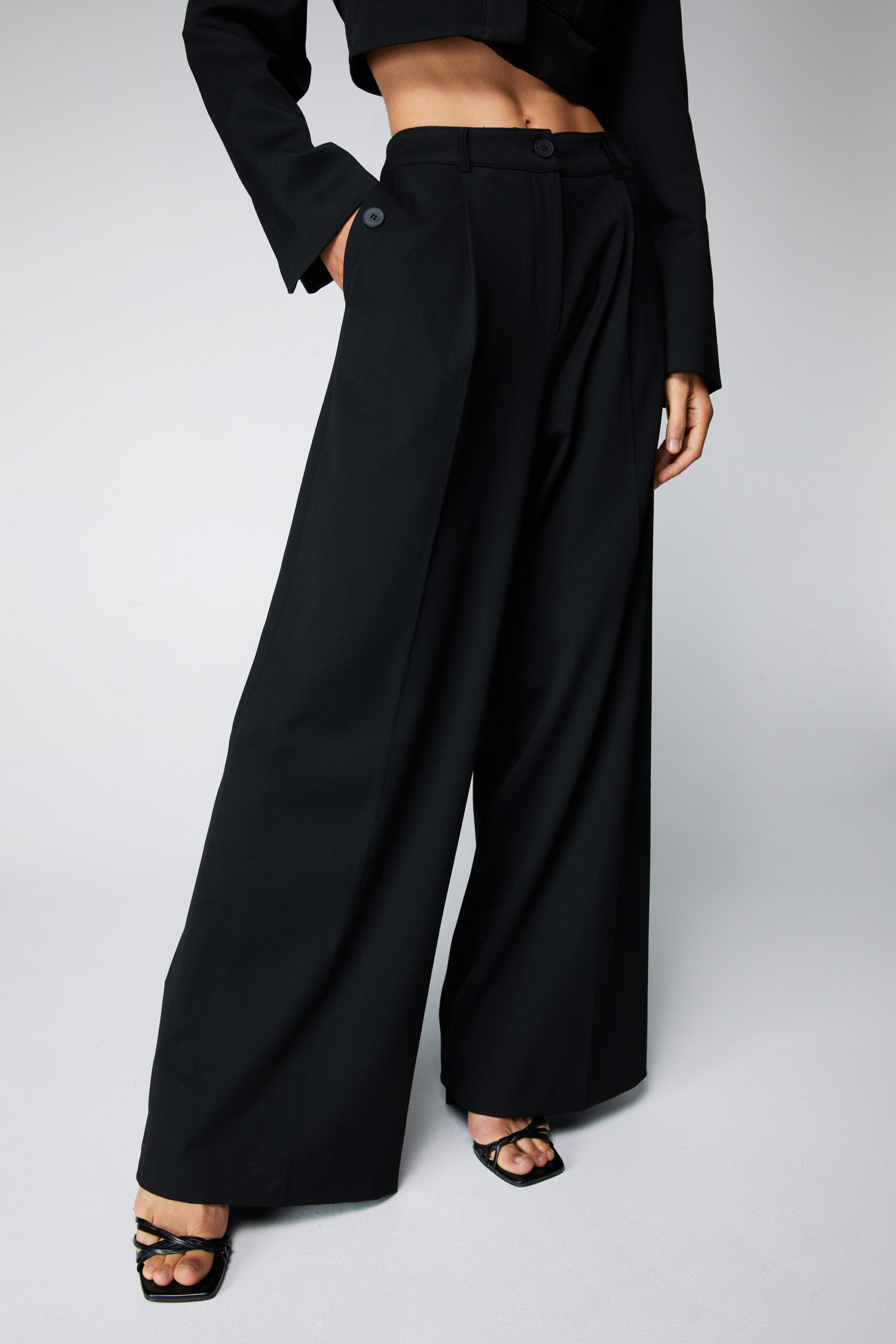 Premium Tailored Wide Leg Pants