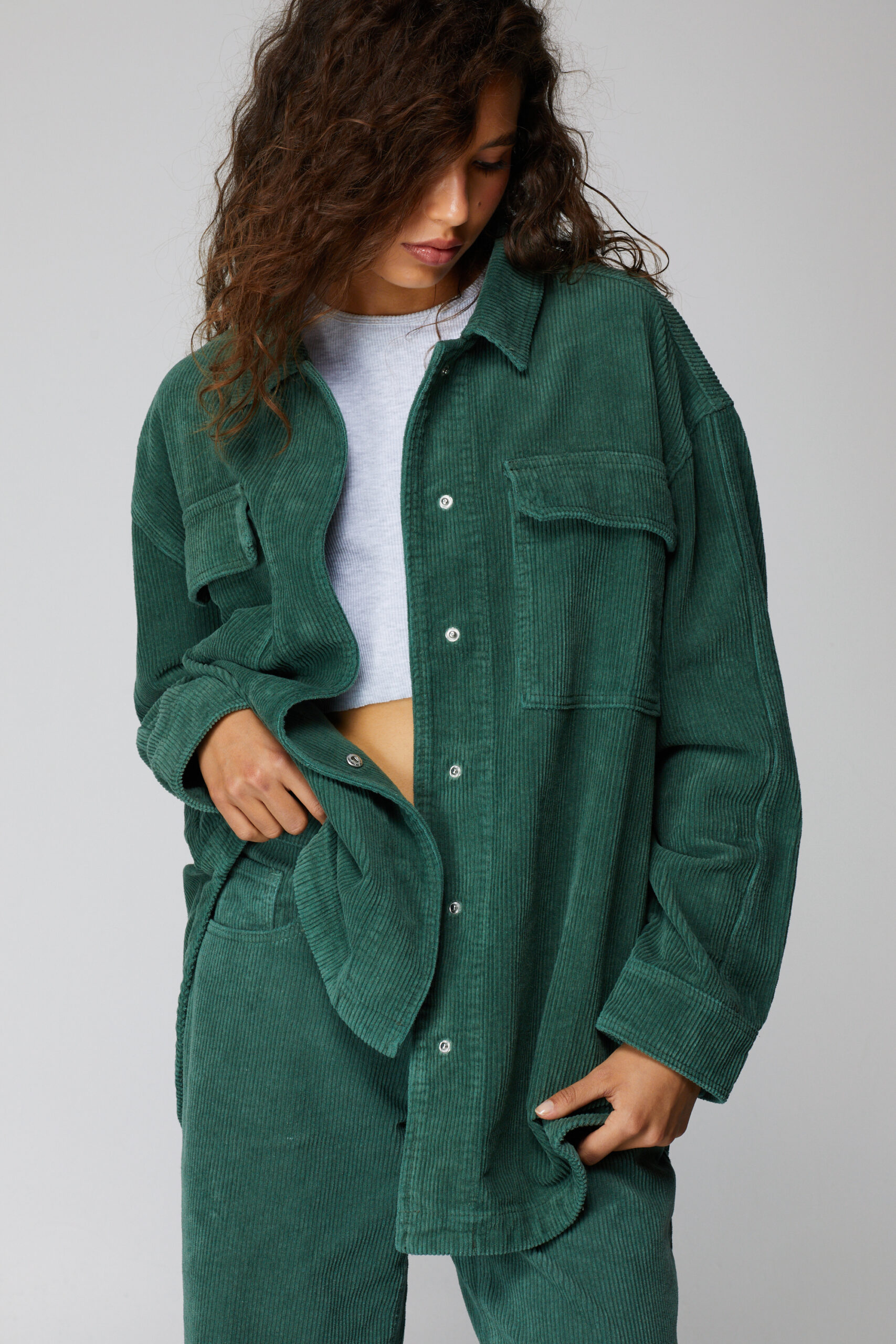 Corduroy Oversized Shirt