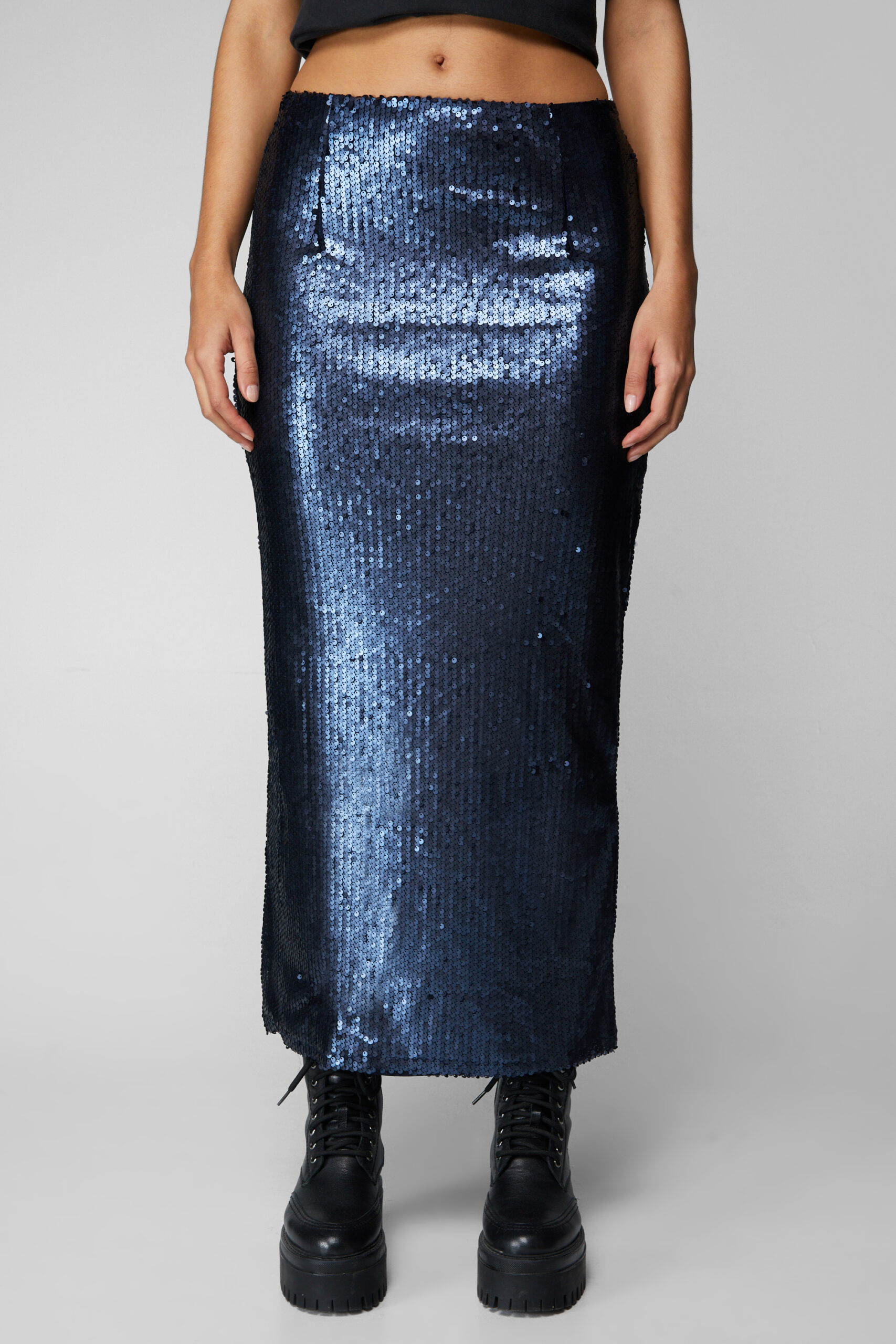 Sequin Maxi Skirt