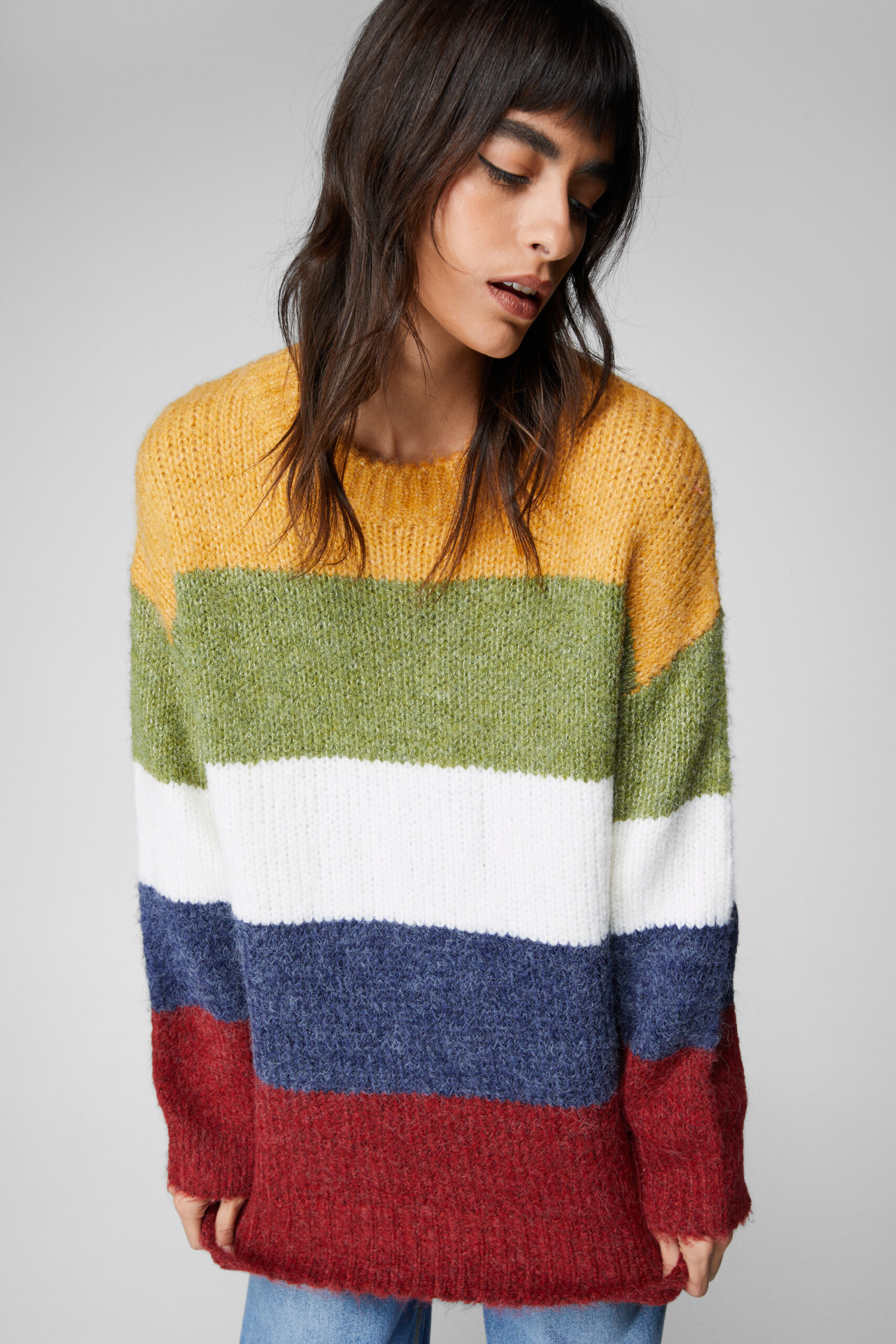 Oversized Stripe Sweater