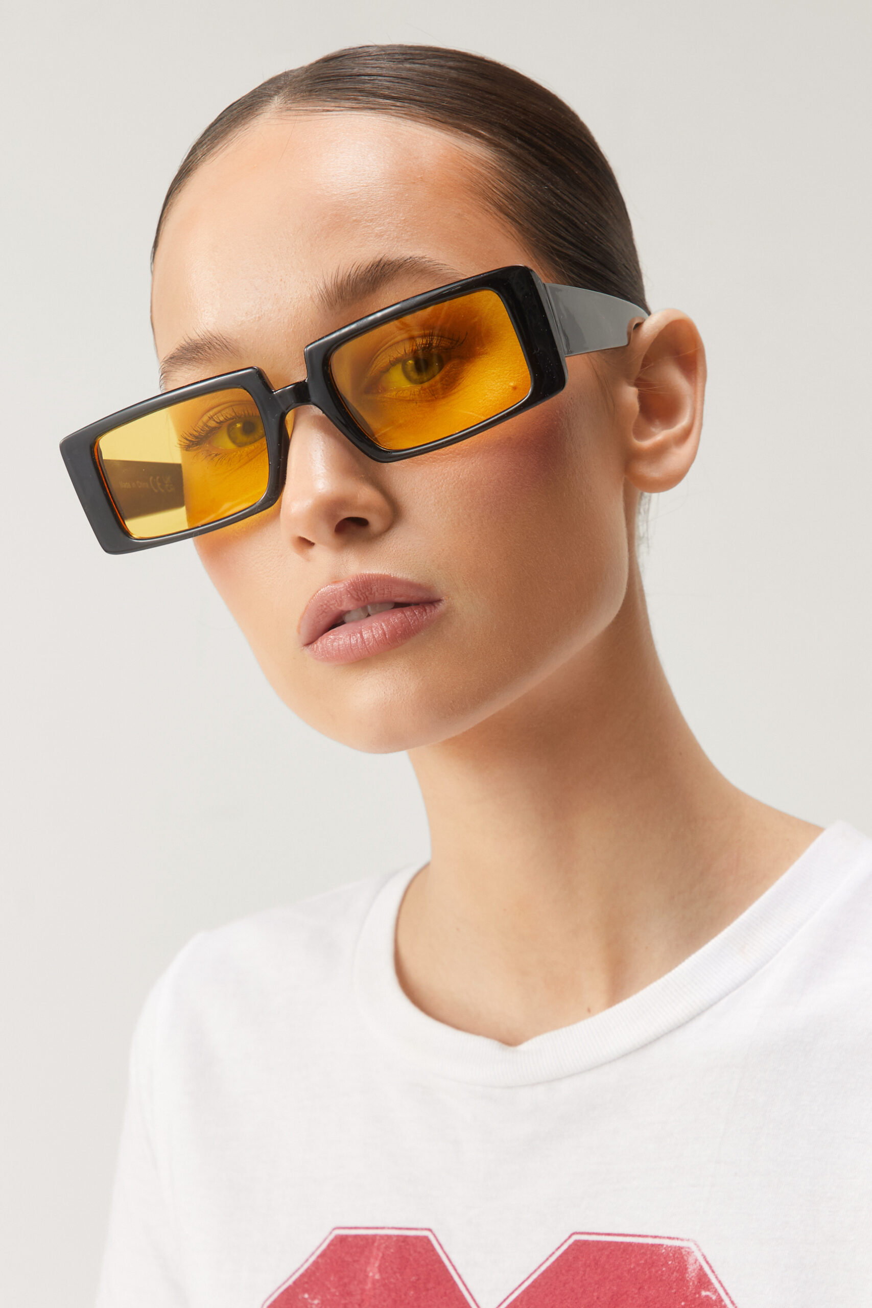 Colored Lens Square Sunglasses