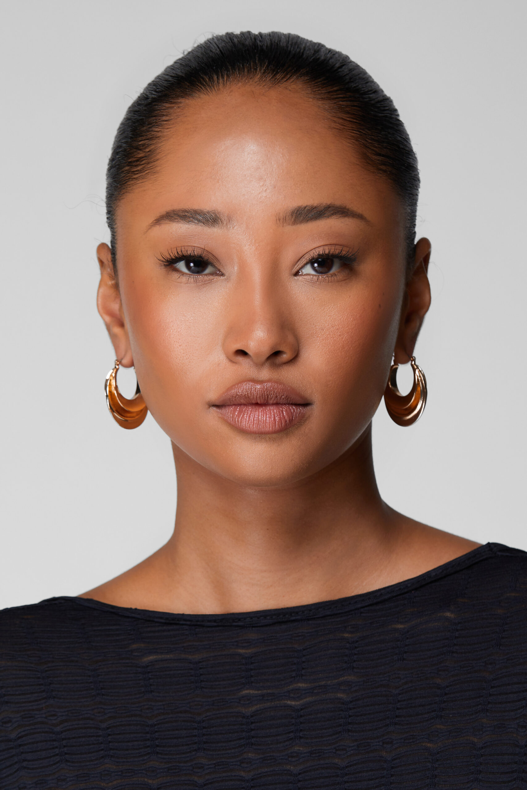 Textured Hoop Earrings