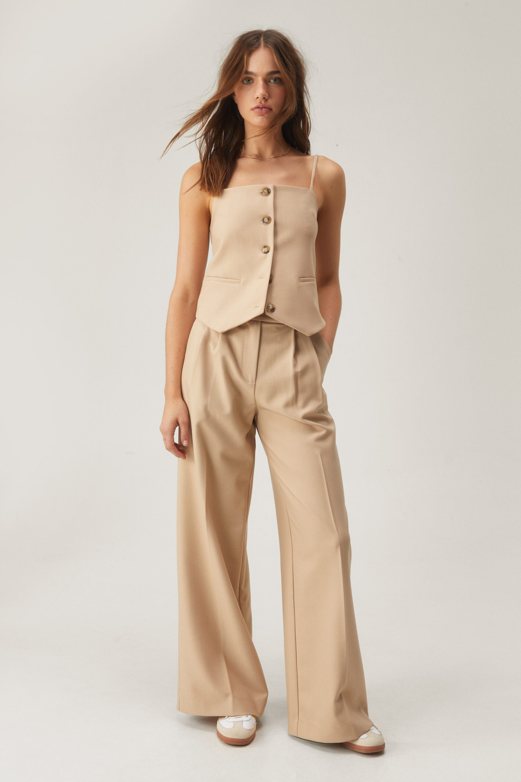 Premium Twill Super Wide Leg Pants